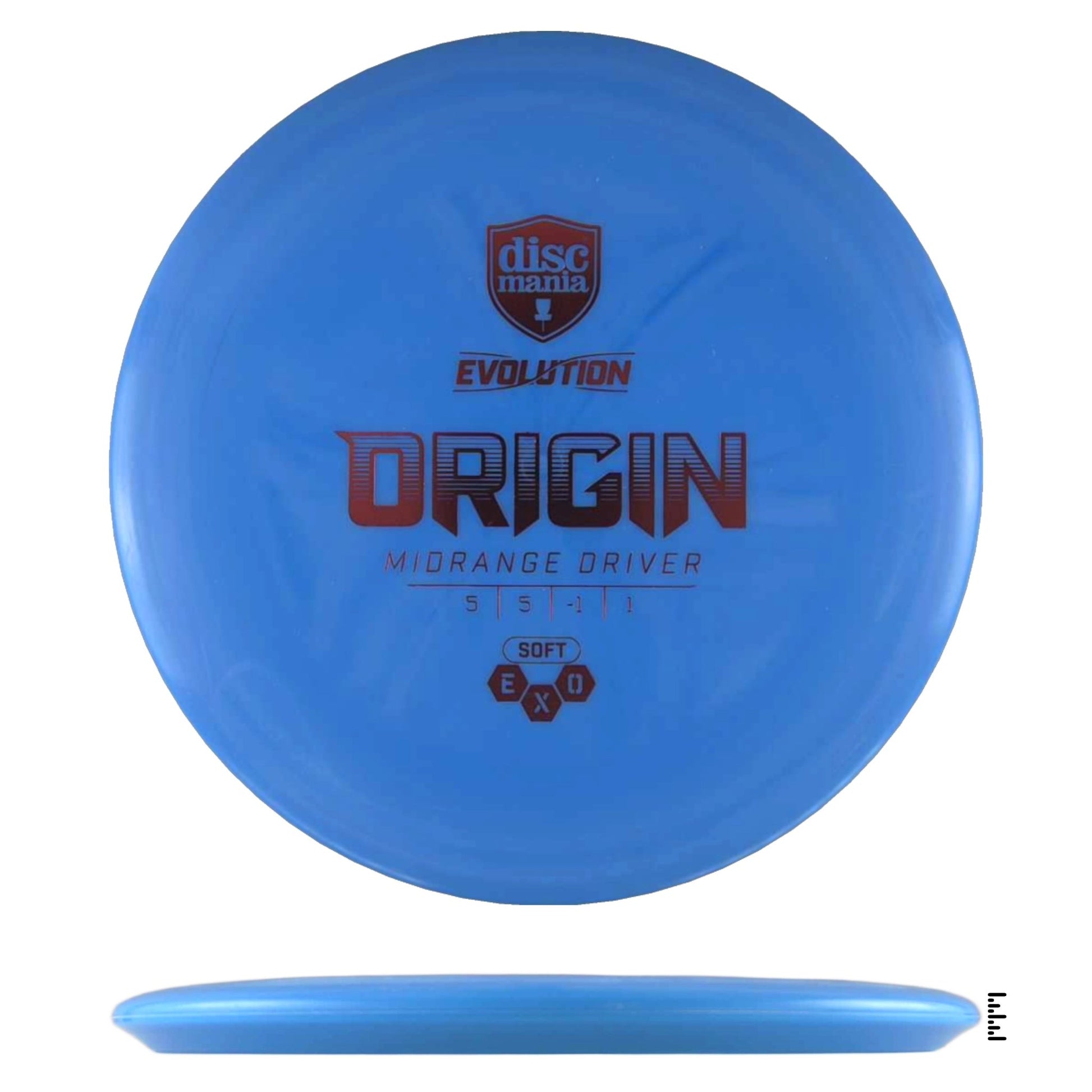 Discmania Evolution Soft Exo Origin - Blue - Powergrip USA