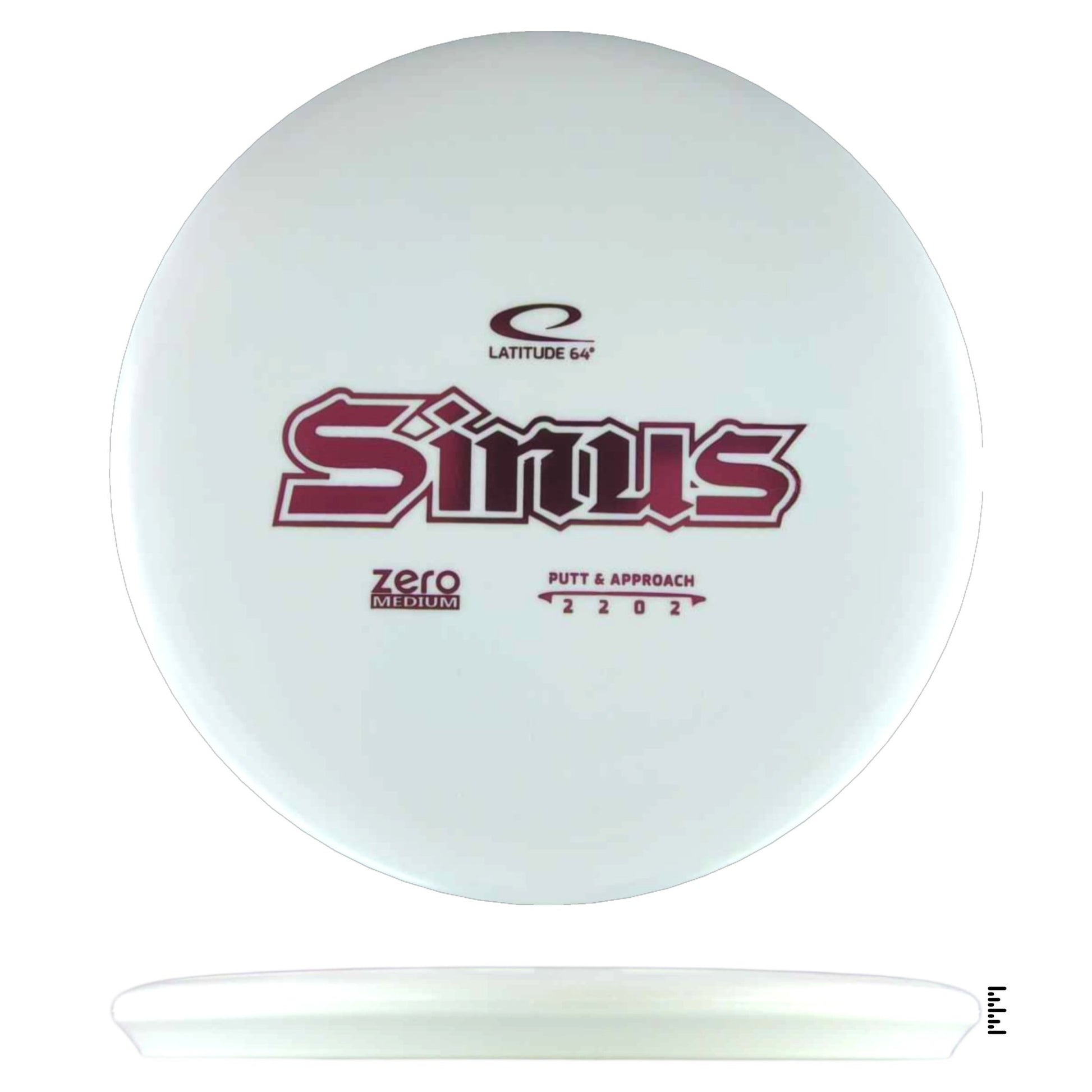 Latitude 64 Zero Medium Sinus - White - Powergrip USA