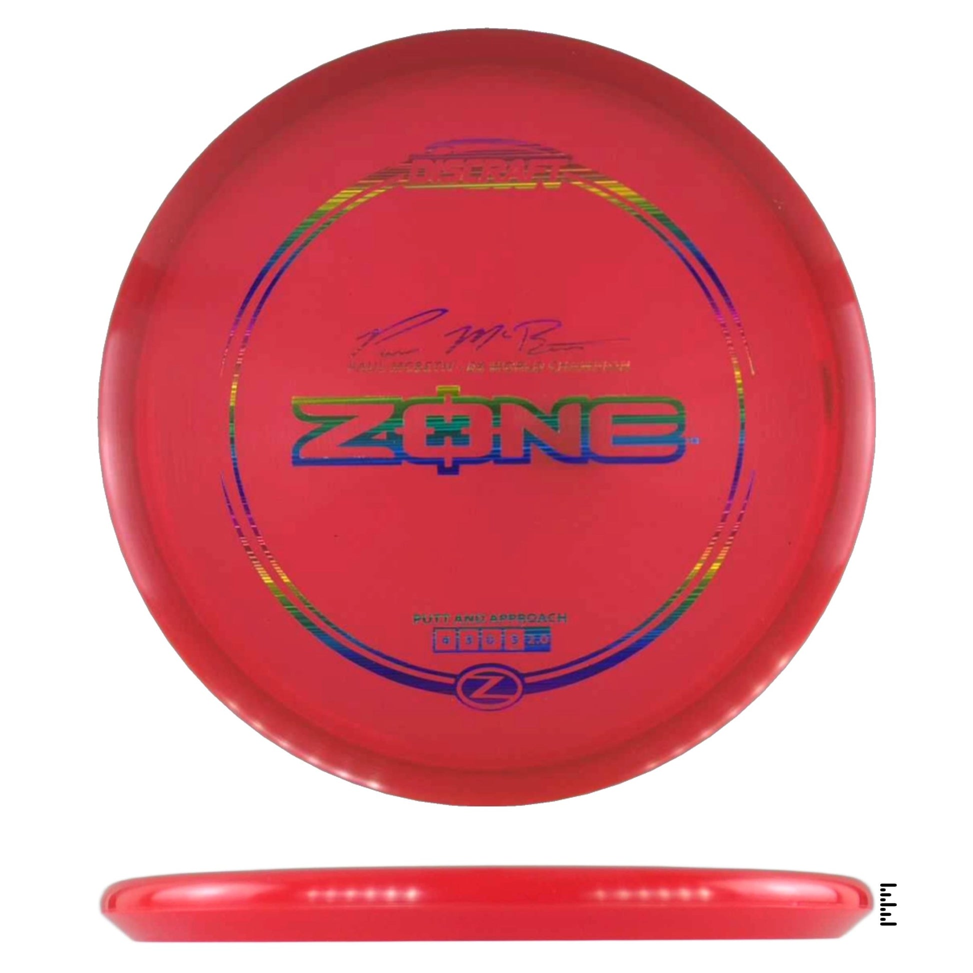 Discraft Z Line Zone Paul McBeth - Red - Powergrip USA
