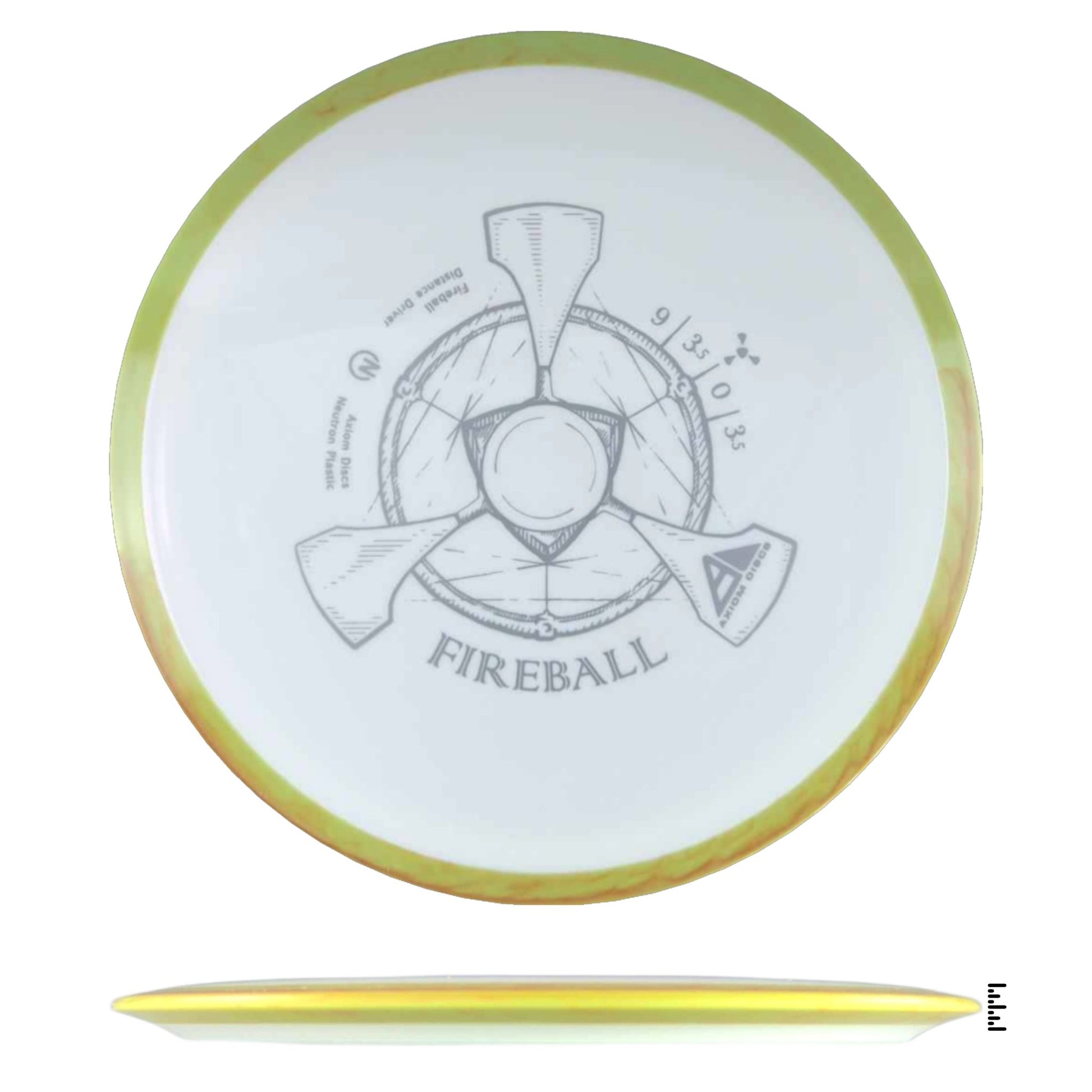 Axiom Discs Neutron Fireball - Unique - Powergrip USA