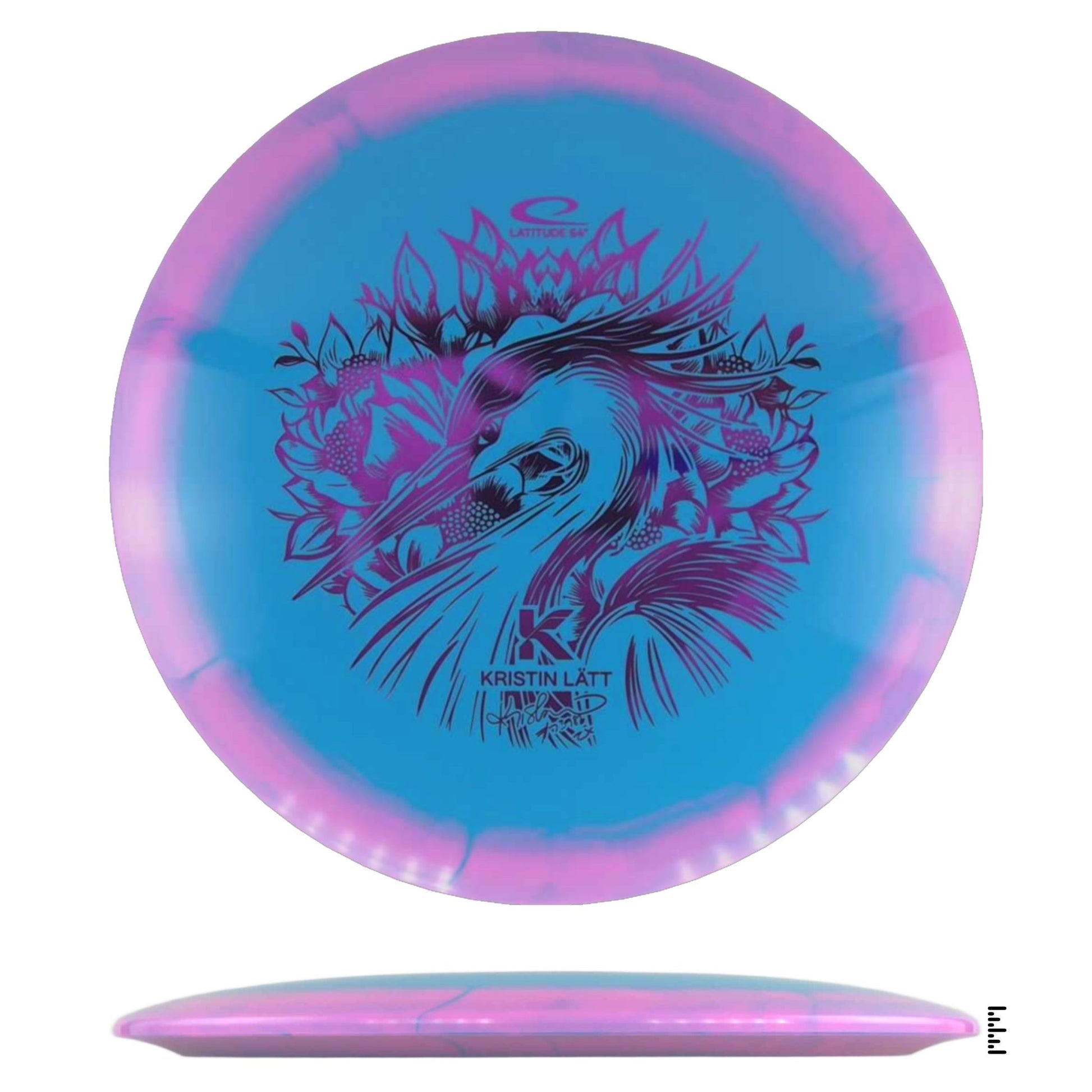 Gold Orbit Saint Pro Kristin Lätt 2025 Team Series - Light Blue / Pink - Powergrip USA
