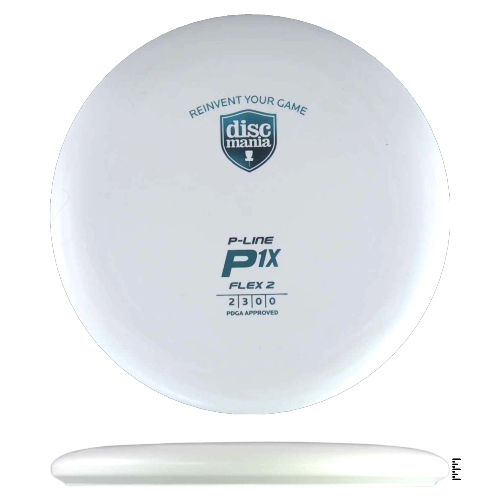 Discmania P - Line Flex 2 P1x - White - Powergrip USA