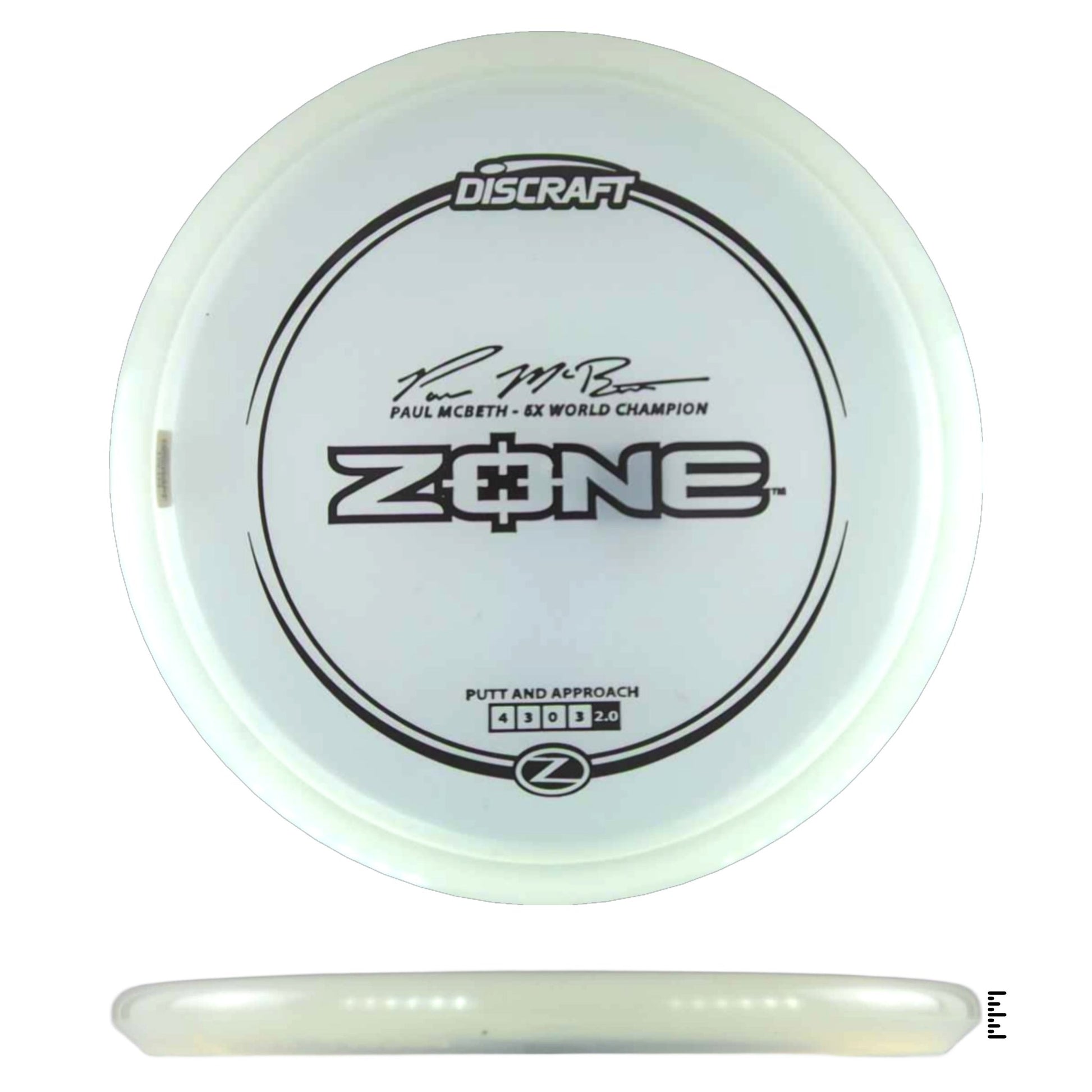 Discraft Z Line Zone Paul McBeth - Clear - Powergrip USA