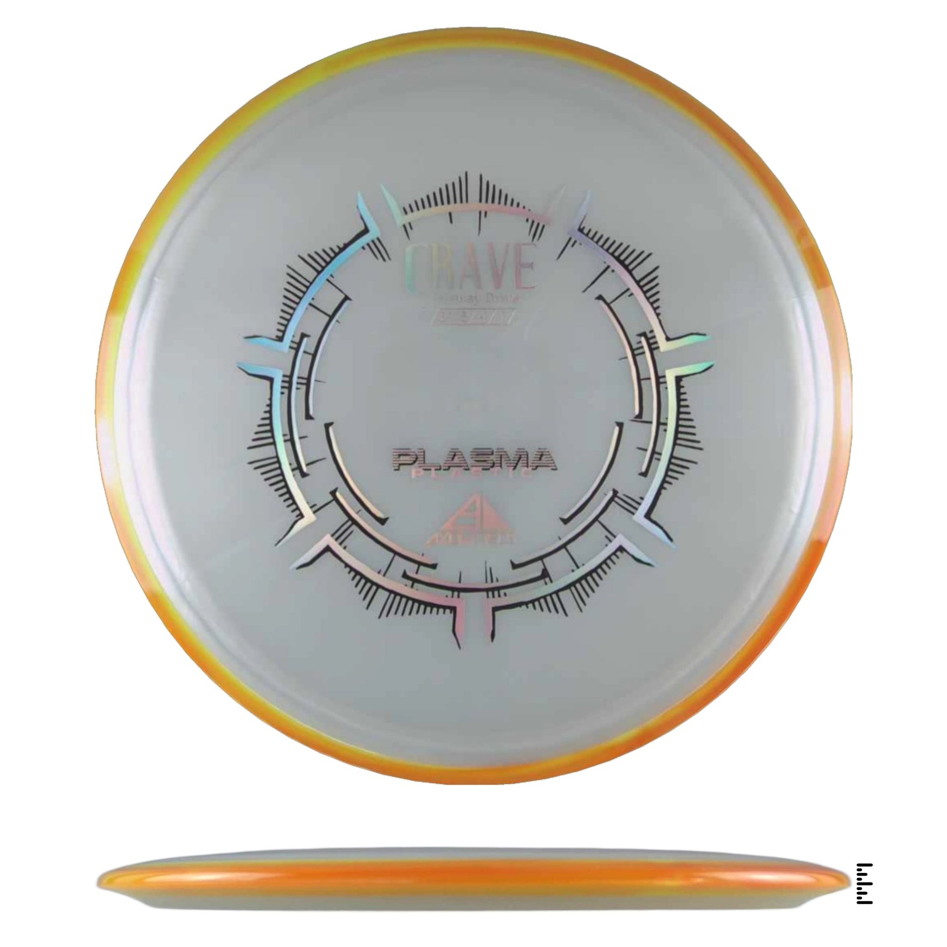 Axiom Discs Plasma Crave - White / Orange - Powergrip USA