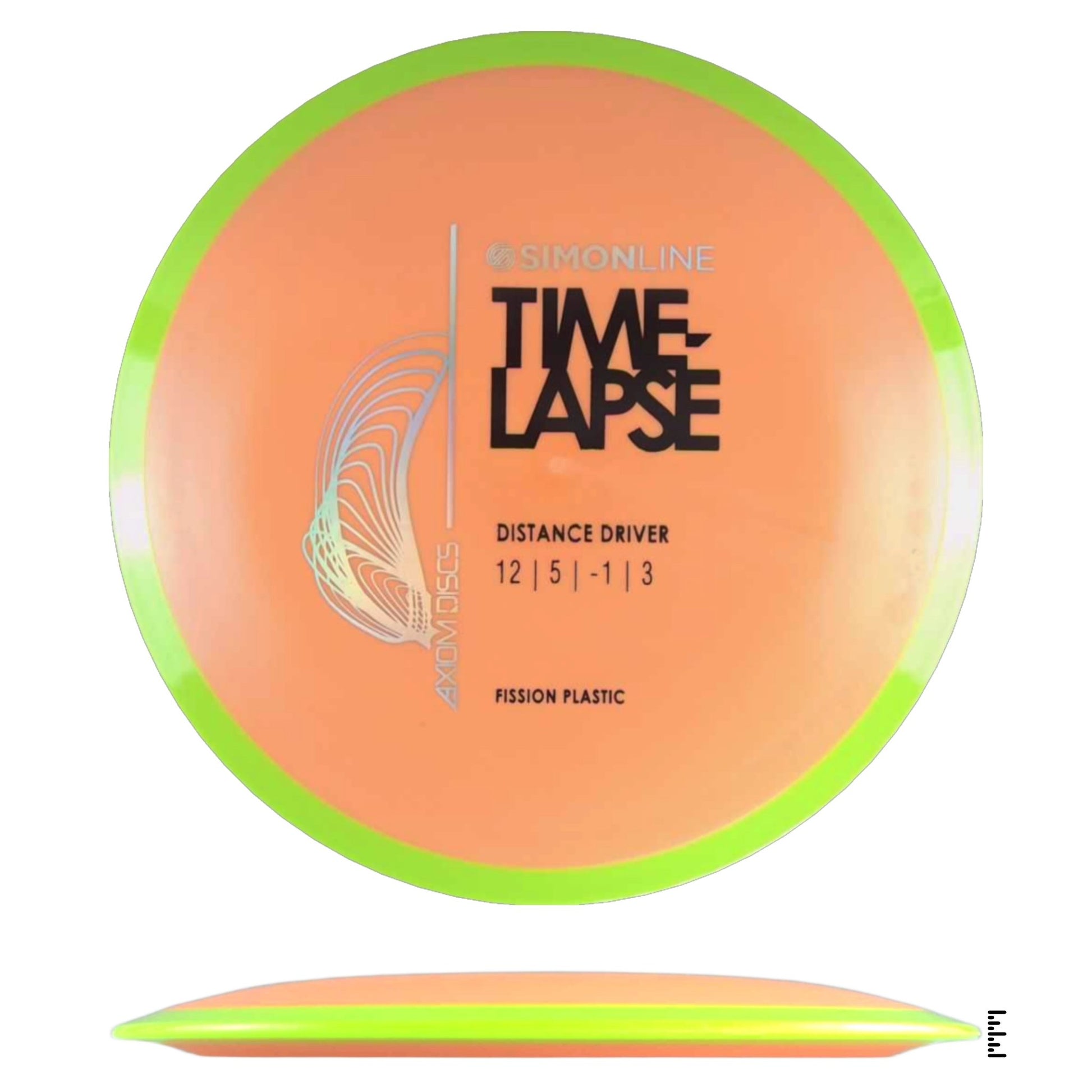 Fission Time - Lapse - Light Orange / Lime - Powergrip USA