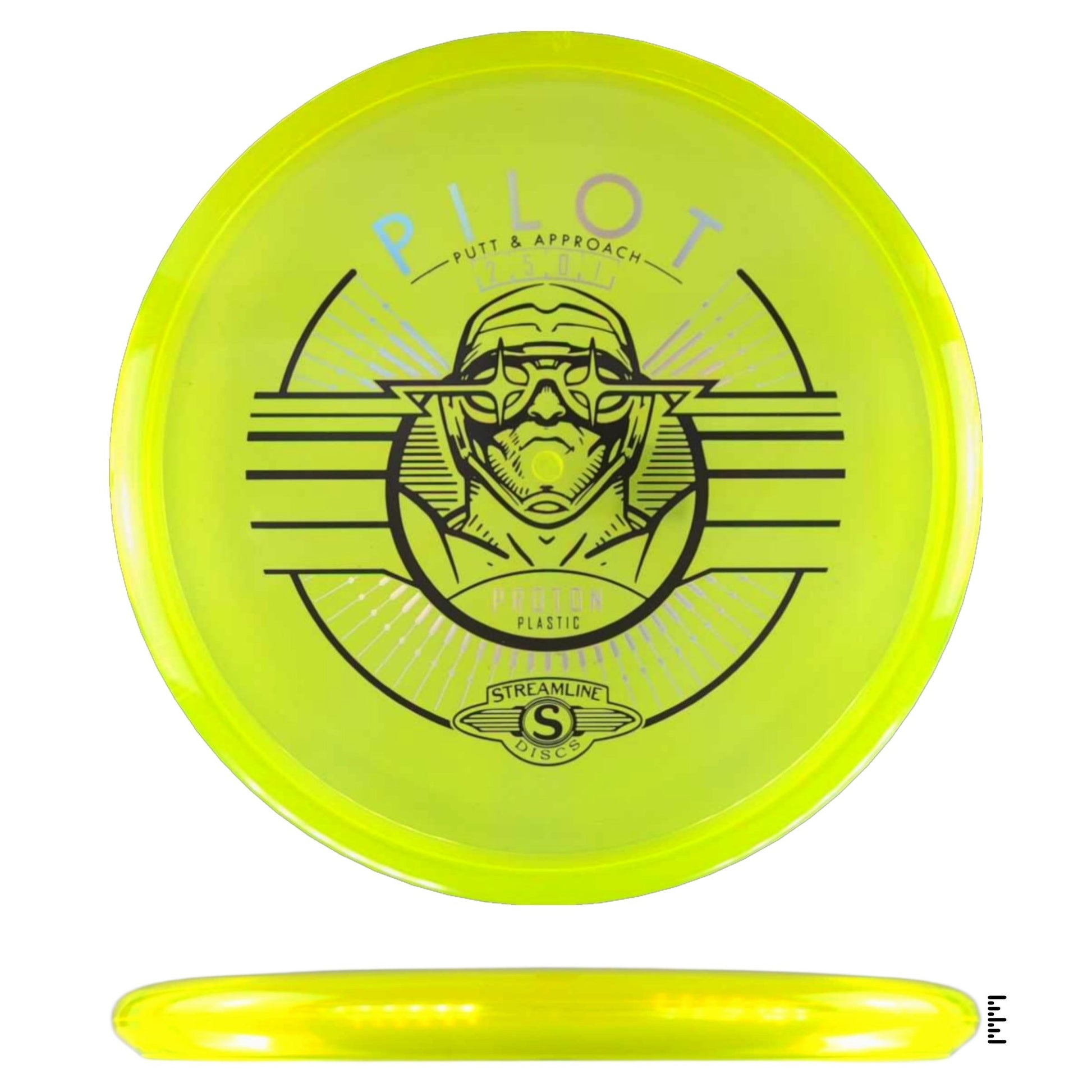 Streamline Discs Proton Pilot - Fluorescent Yellow - Powergrip USA