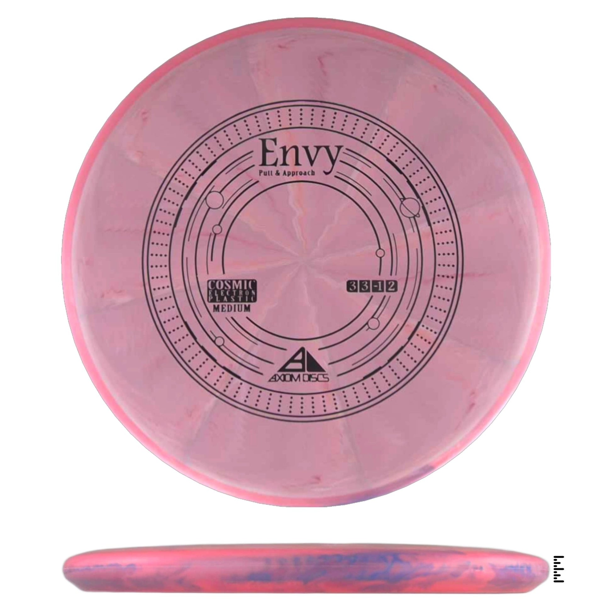 Axiom Discs Cosmic Electron Medium Envy - Pink / Pink - Powergrip USA