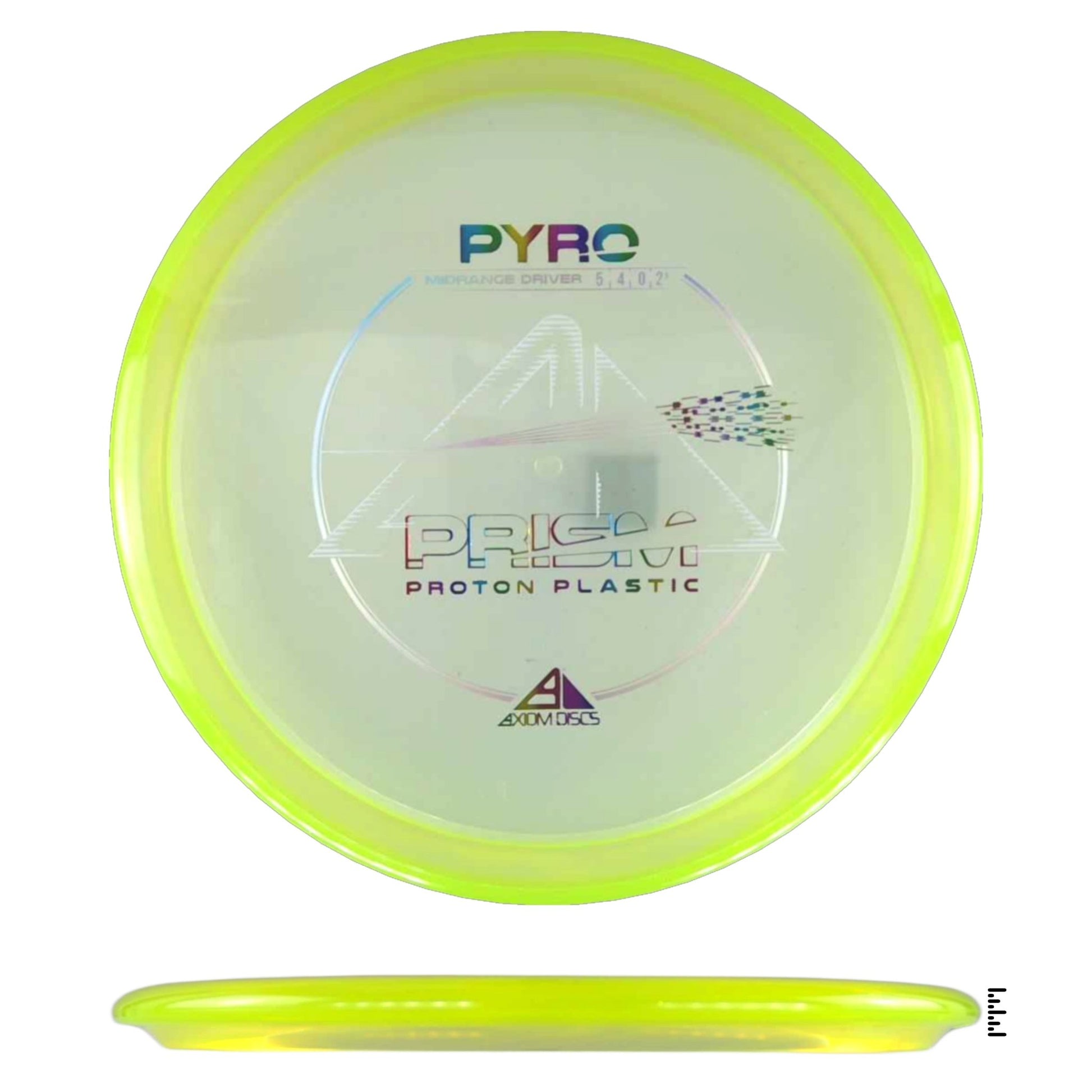Axiom Discs Prism Proton Pyro - Fluorescent Yellow - Powergrip USA