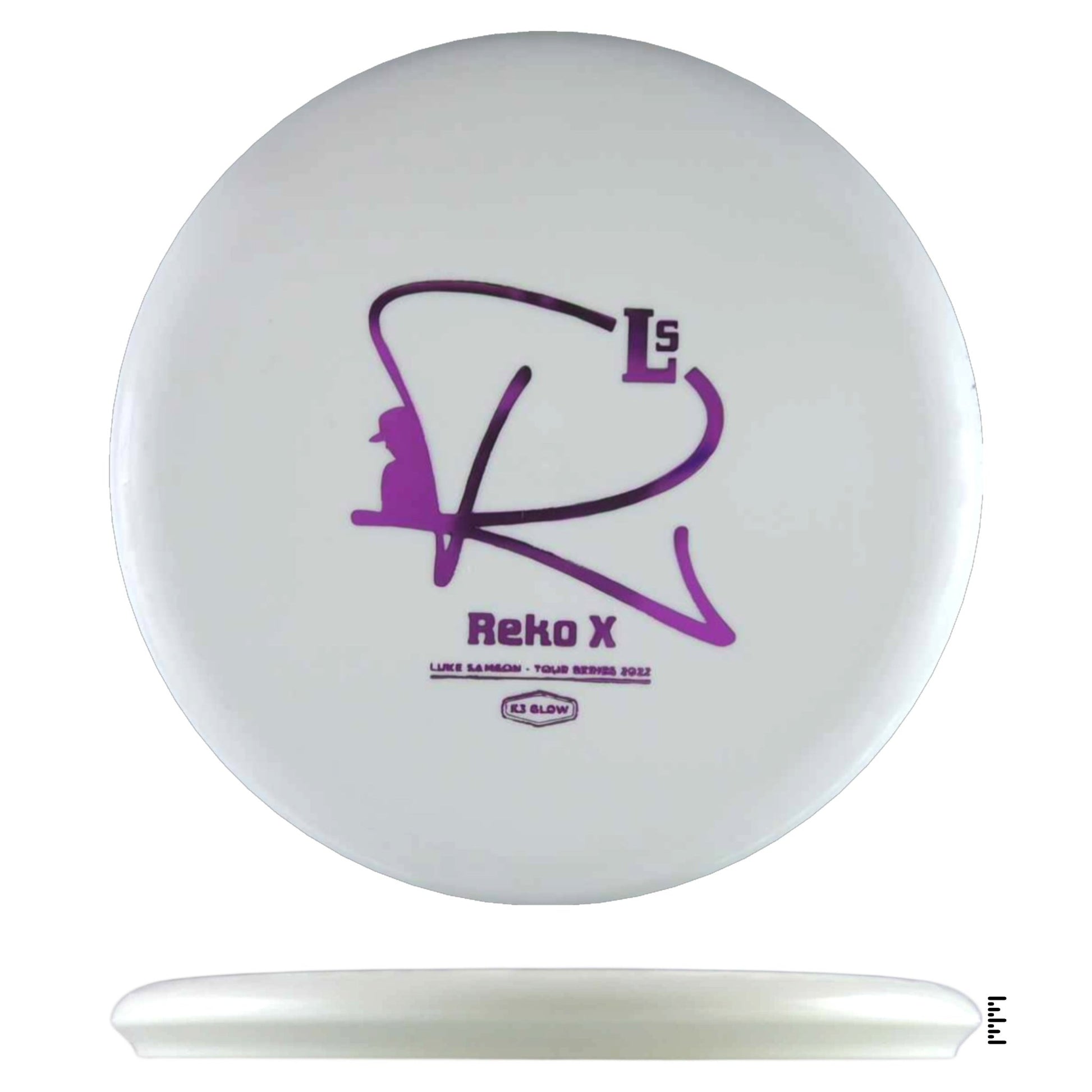 Kastaplast K3 Glow Reko X Luke Samson 2022 Tour Series - White - Powergrip USA