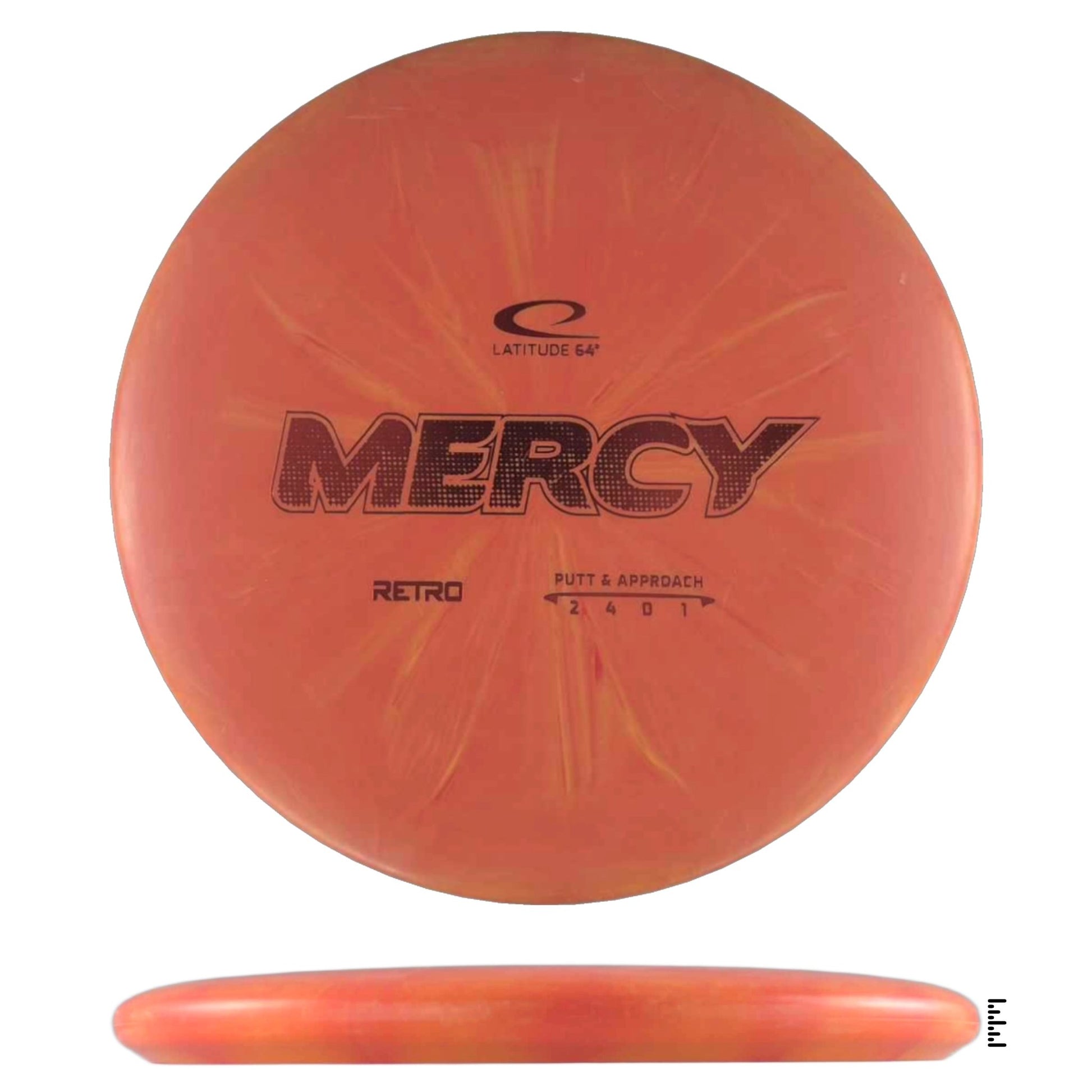 Latitude 64 Retro Burst Mercy - Orange - Powergrip USA