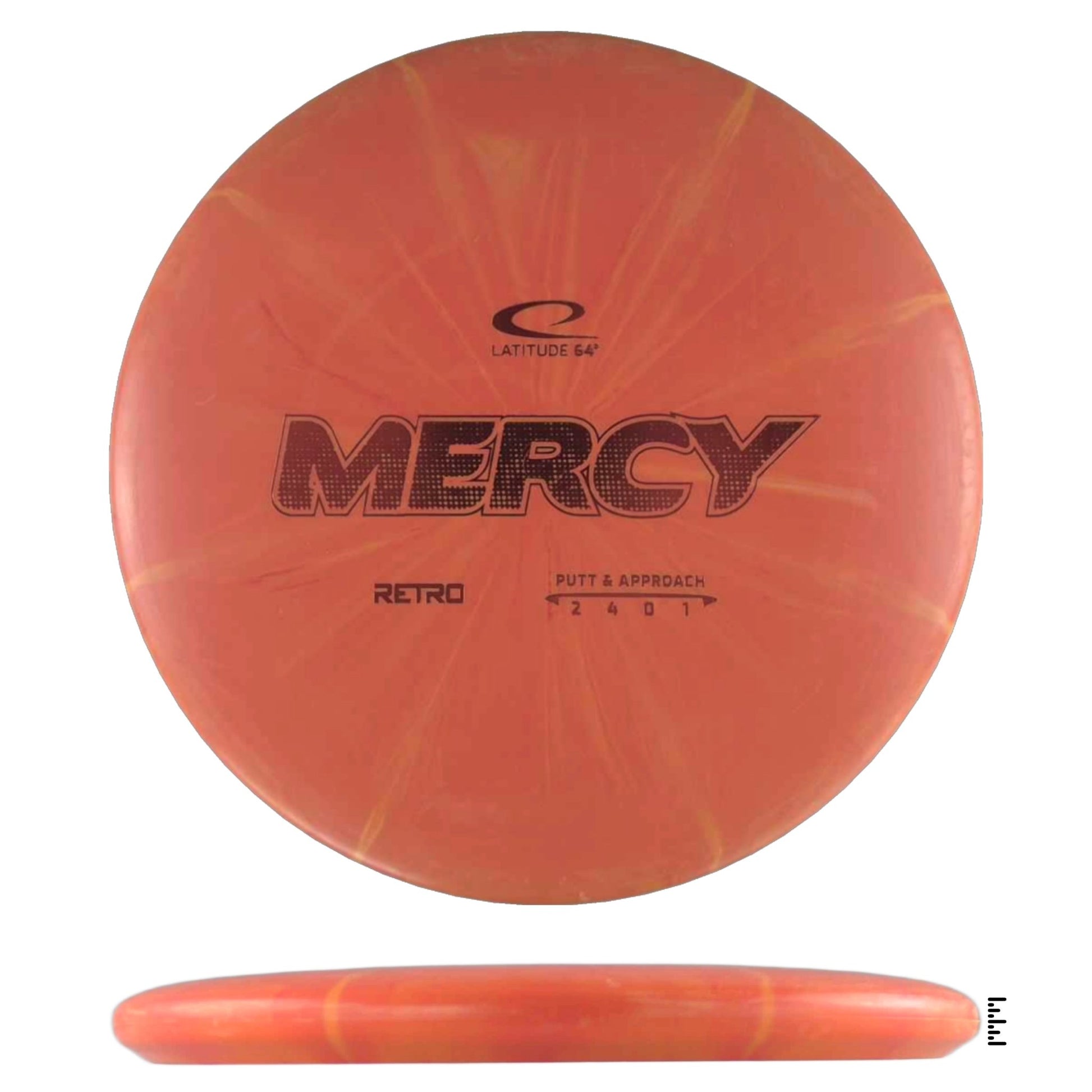 Latitude 64 Retro Burst Mercy - Orange - Powergrip USA