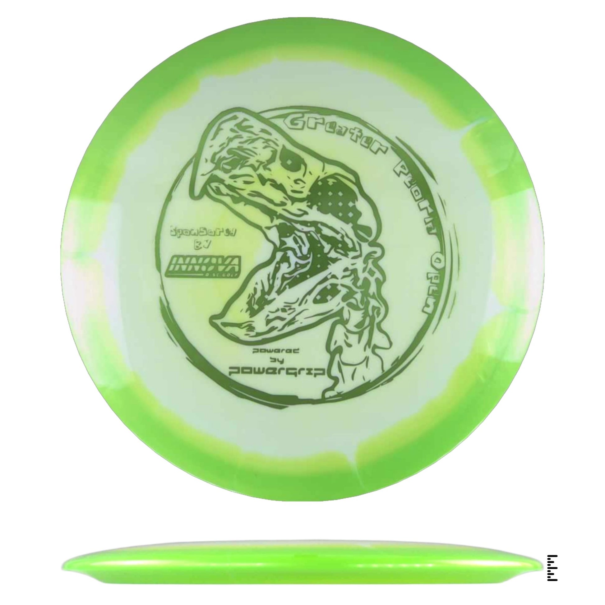 Innova Halo ThunderBird - 2024 Greater Peoria Open - White / Lime - Powergrip USA