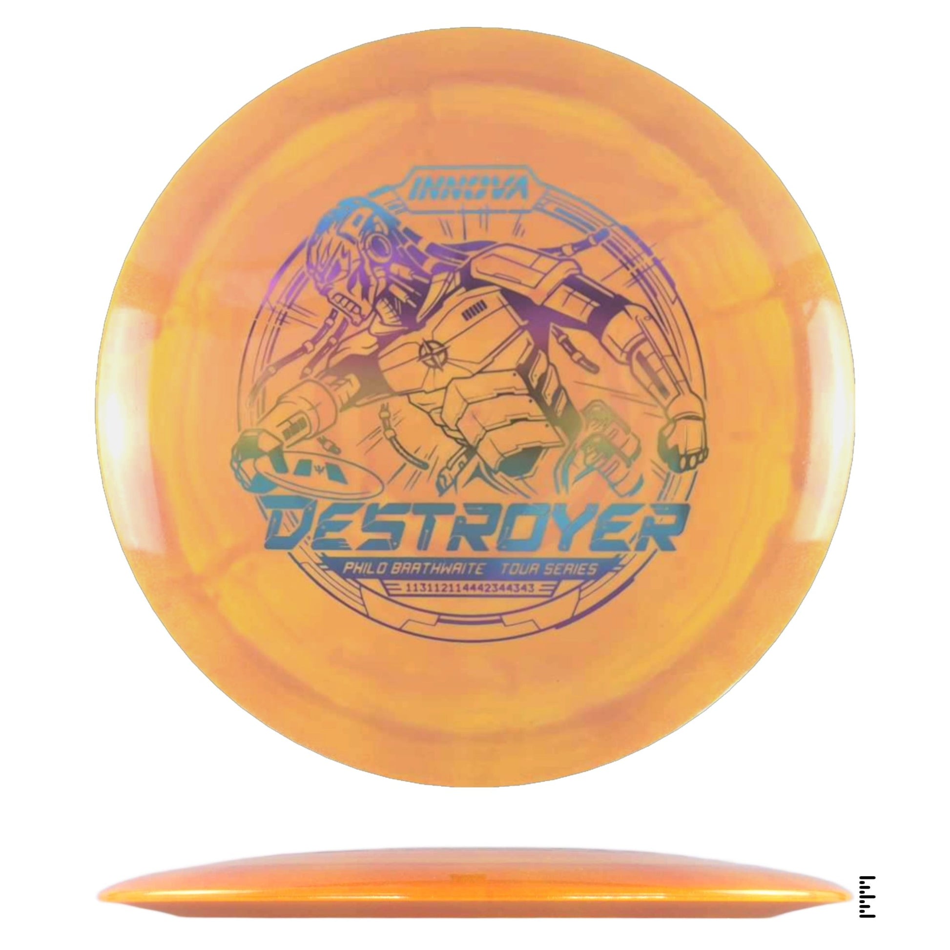 Star Destroyer 2025 Philo Brathwaite Tour Series - Orange - Powergrip USA