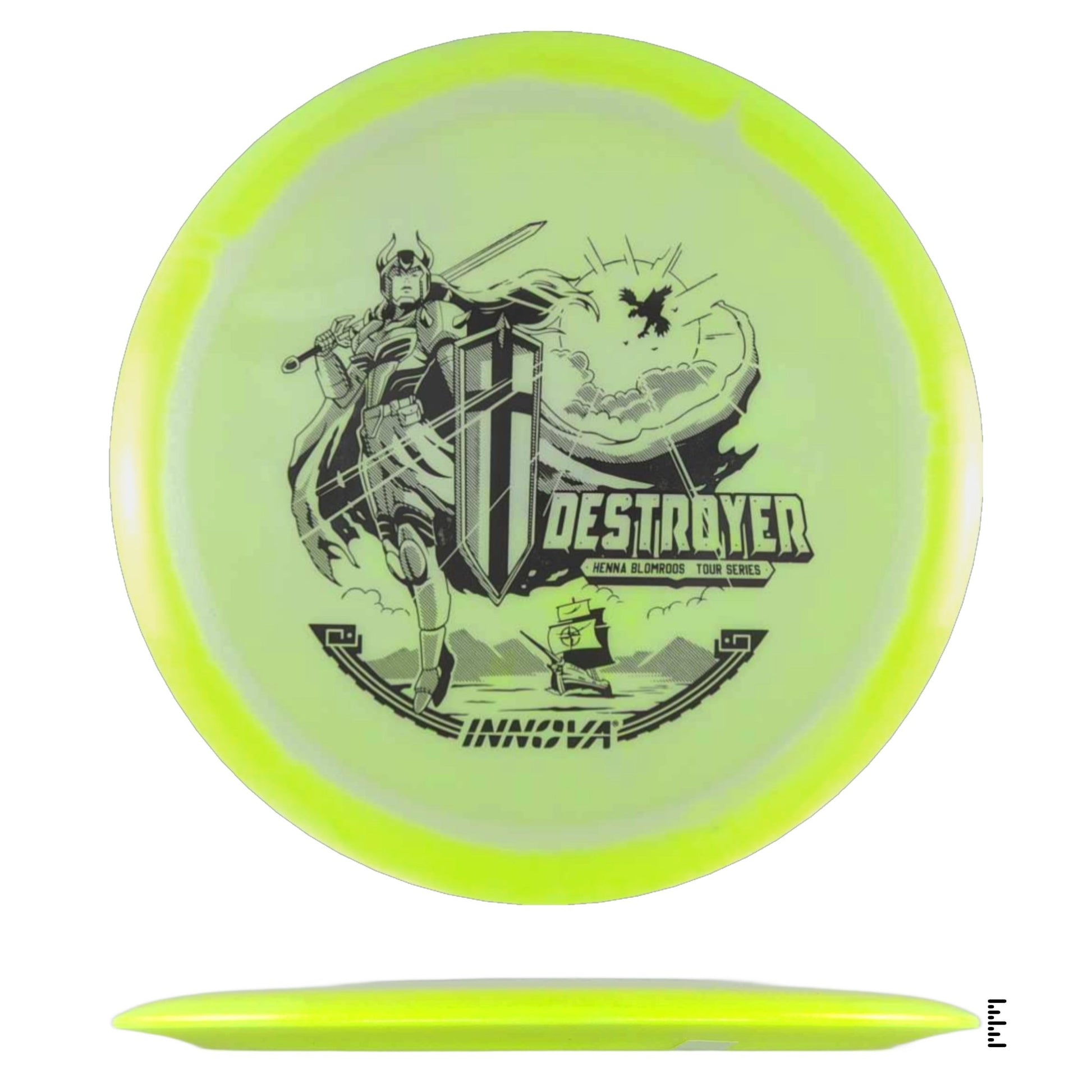Proto Glow Halo Star Destroyer 2025 Henna Blomroos Tour Series - White / Yellow - Powergrip USA