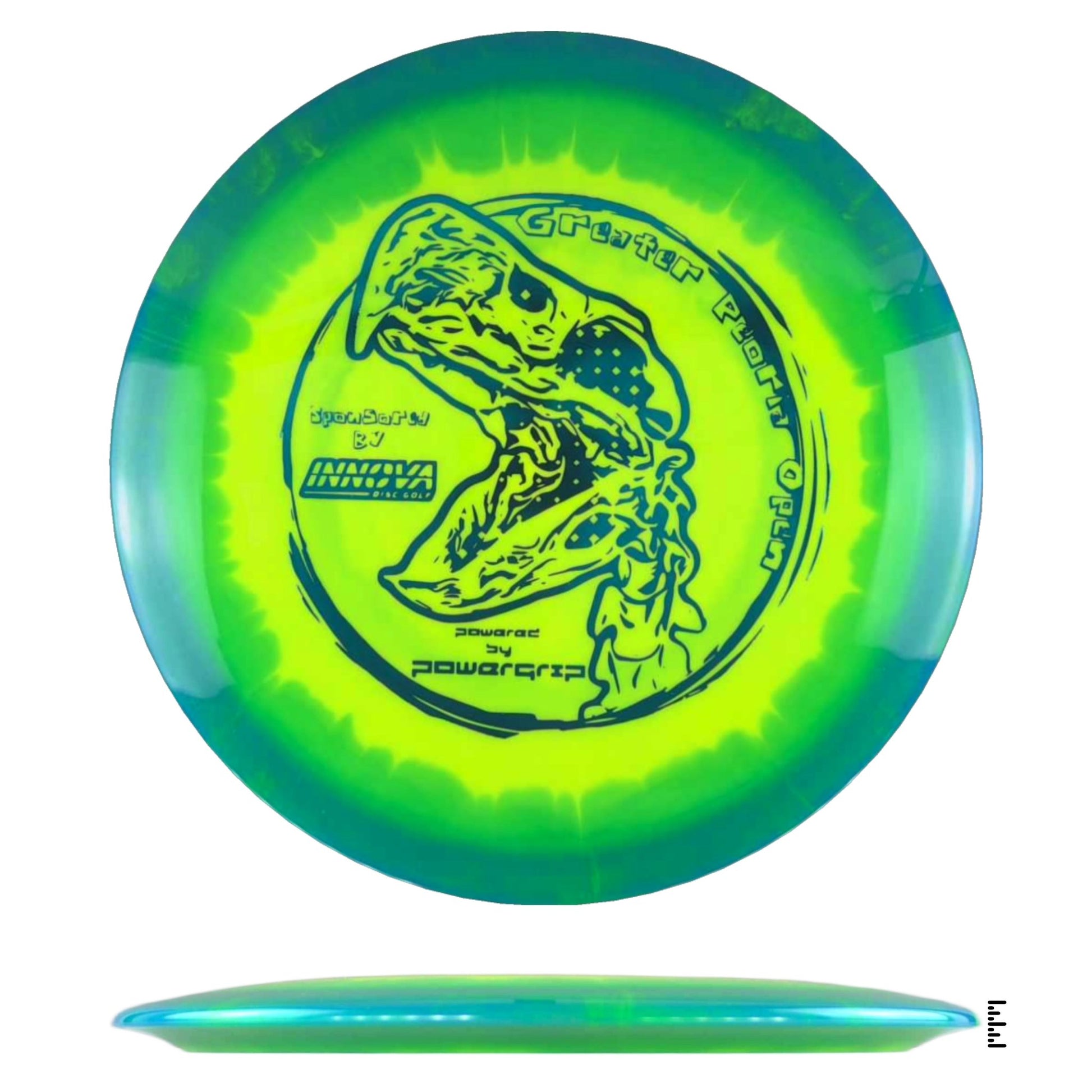 Innova Halo ThunderBird - 2024 Greater Peoria Open - Yellow / Blue - Powergrip USA