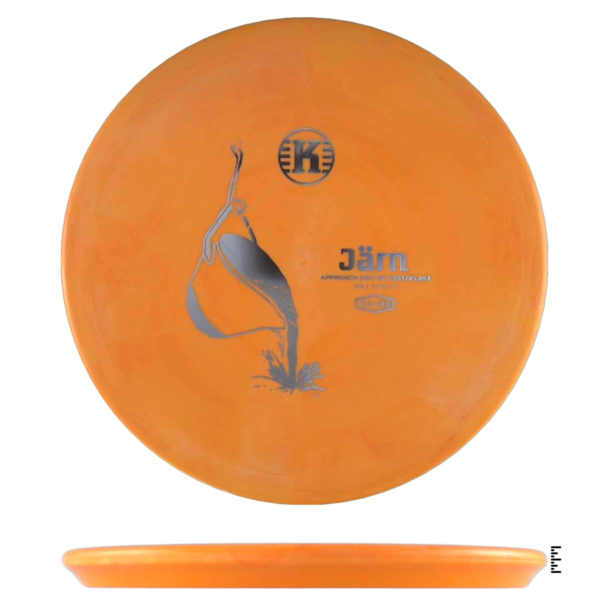 Kastaplast K3 Järn - Orange - Powergrip USA