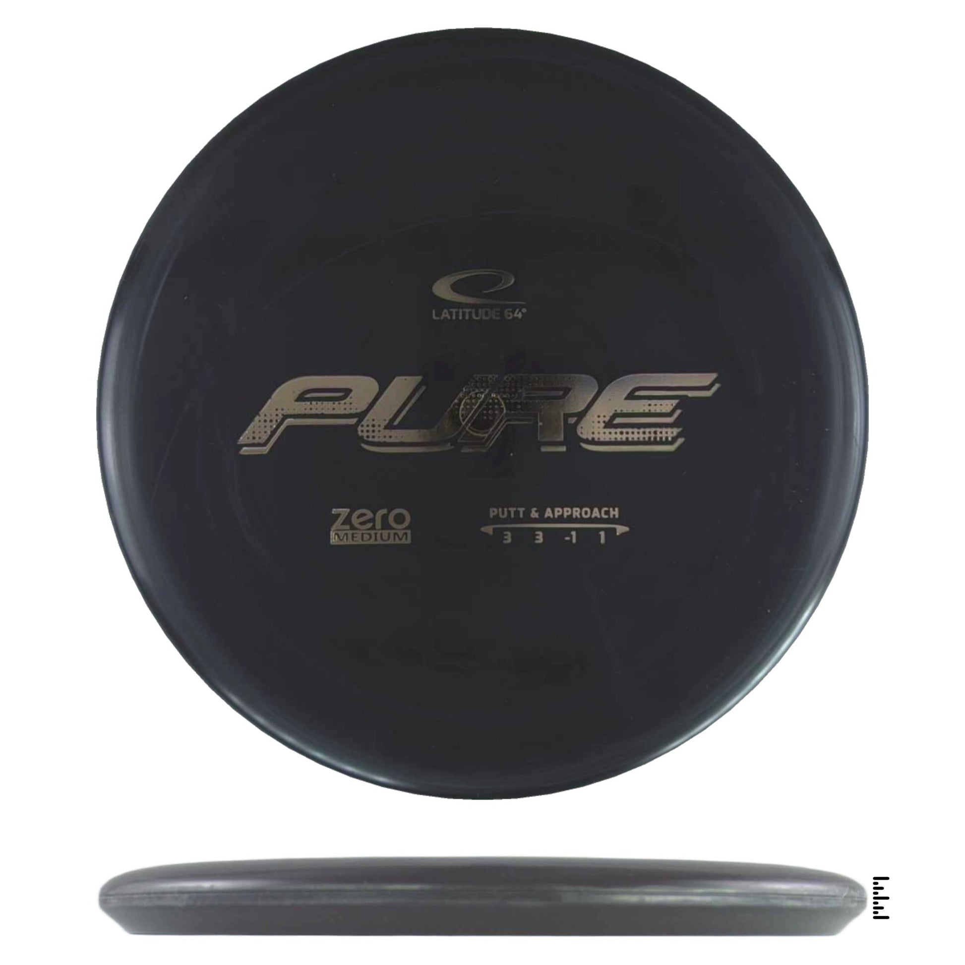 Latitude 64 Zero Medium Pure - Black - Powergrip USA