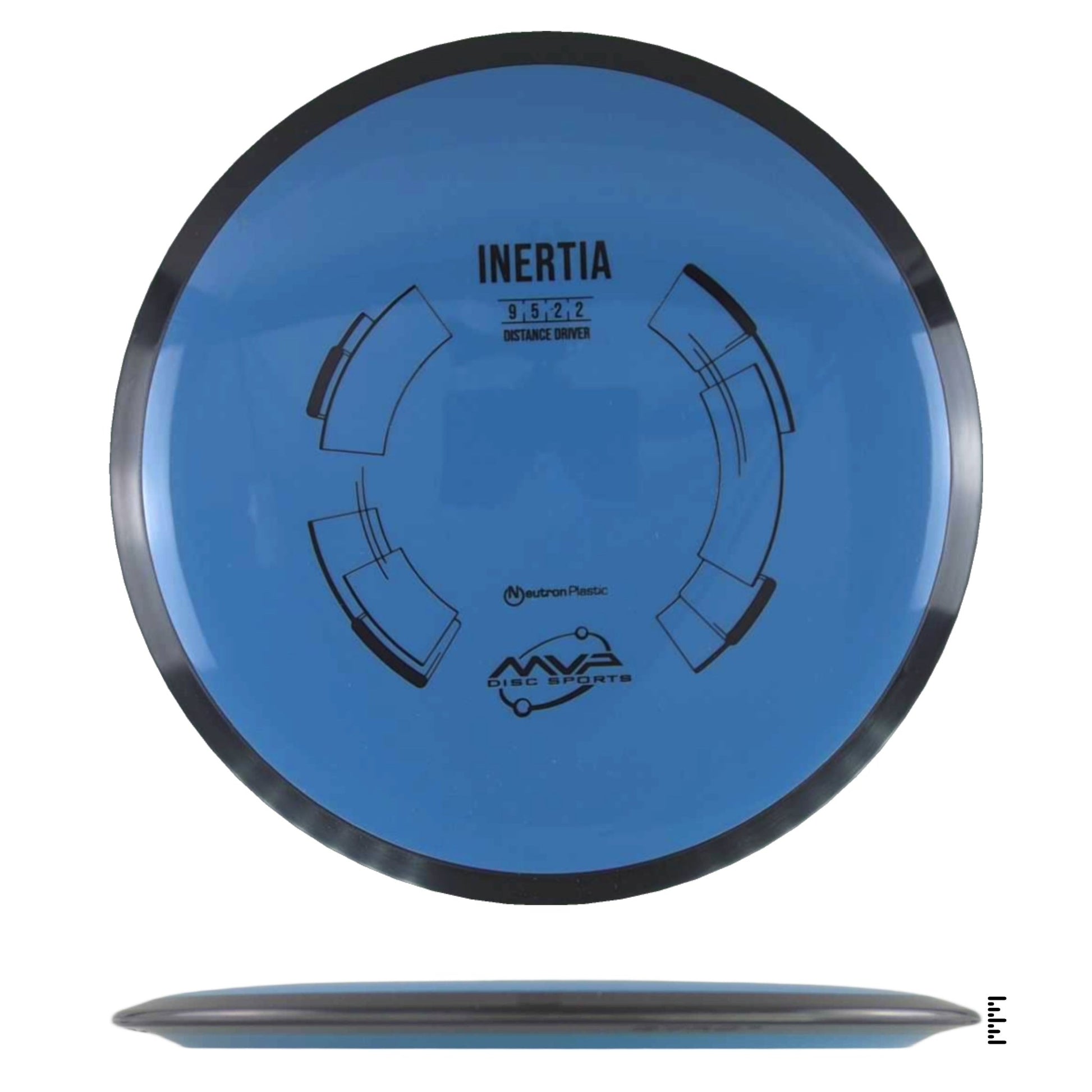 MVP Disc Sports Neutron Inertia - Blue - Powergrip USA
