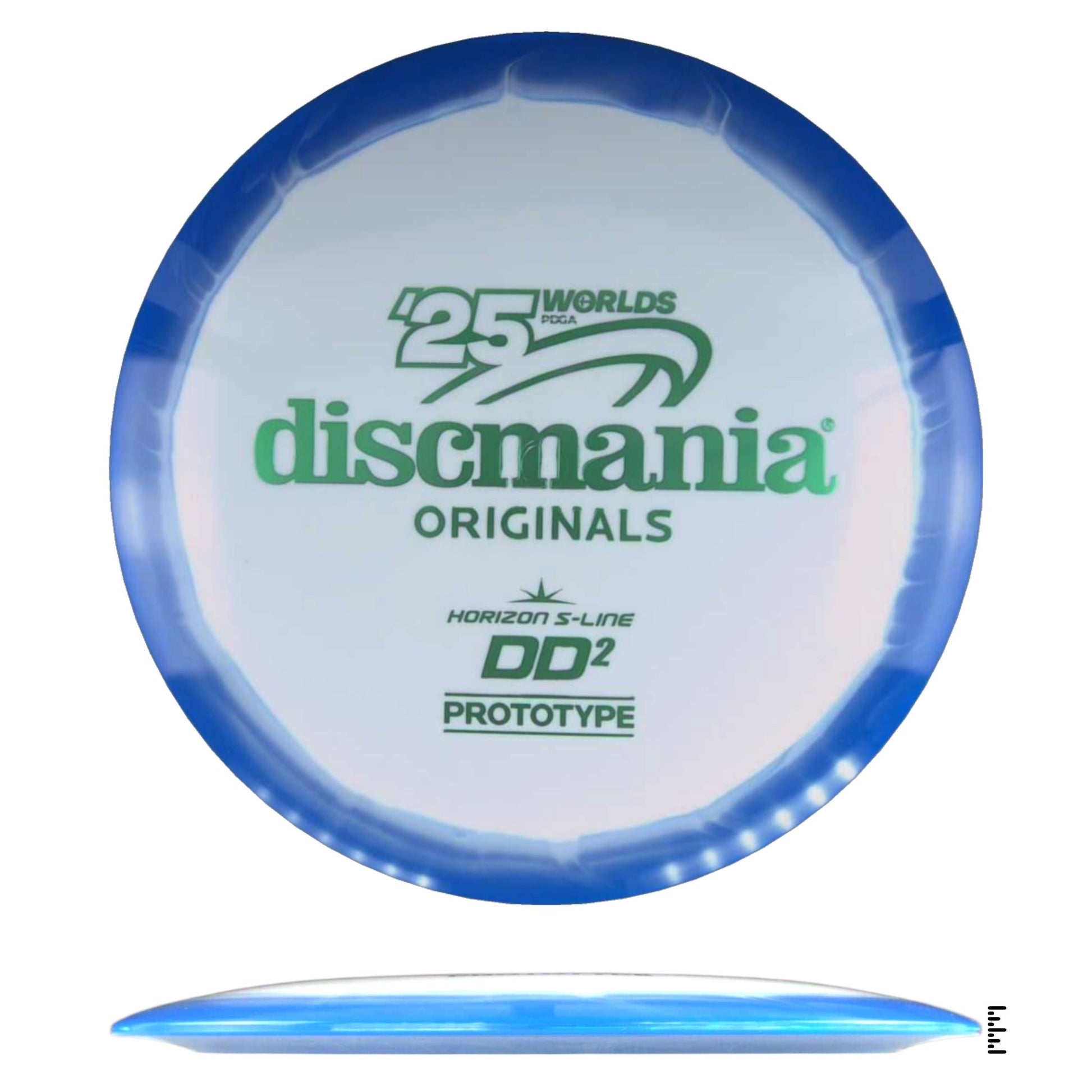 Horizon S - Line DD2 Prototype - Worlds 2025 - White / Blue - Powergrip USA