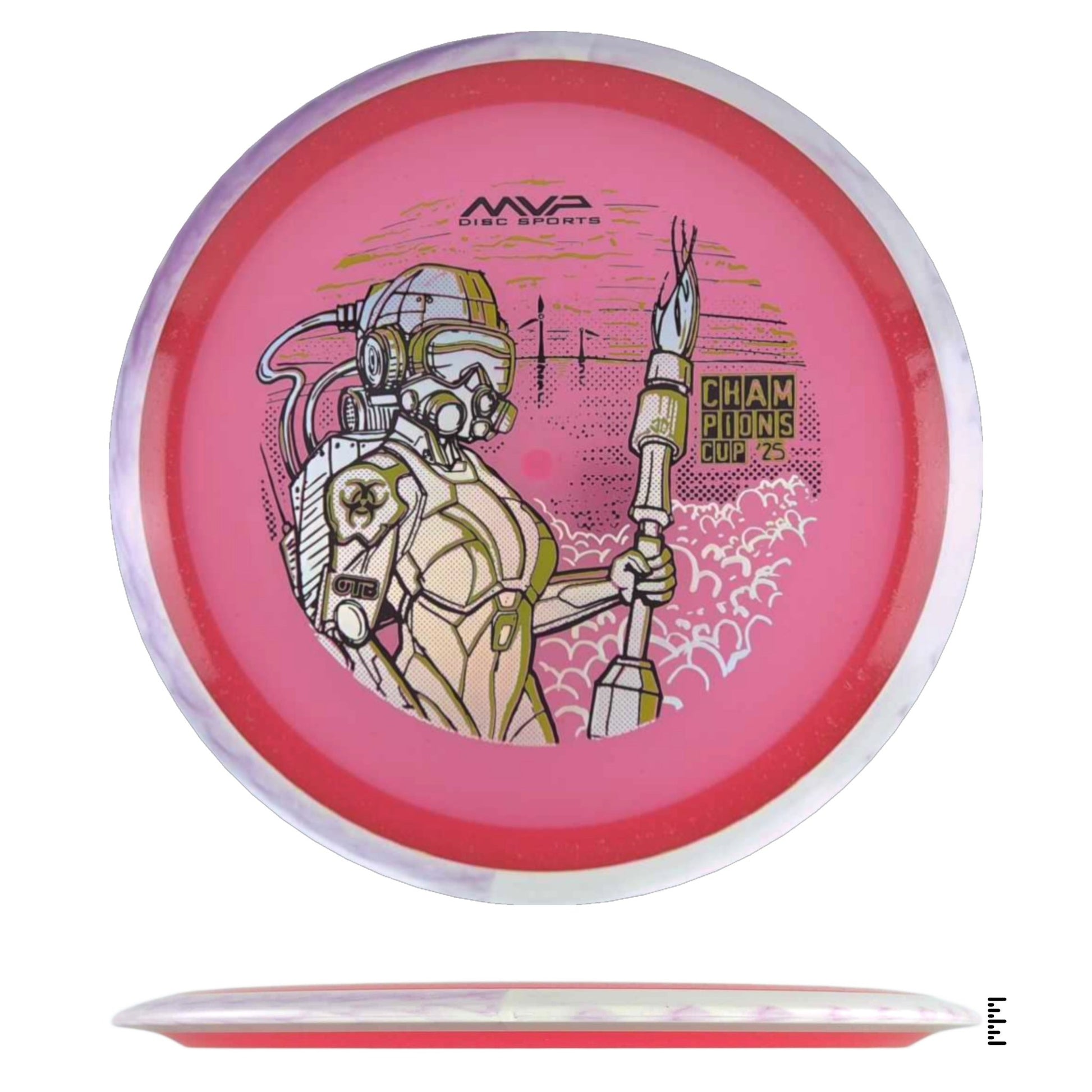Particle Glow Proton Virus - Champions Cup Edition - Red / Plum - Powergrip USA