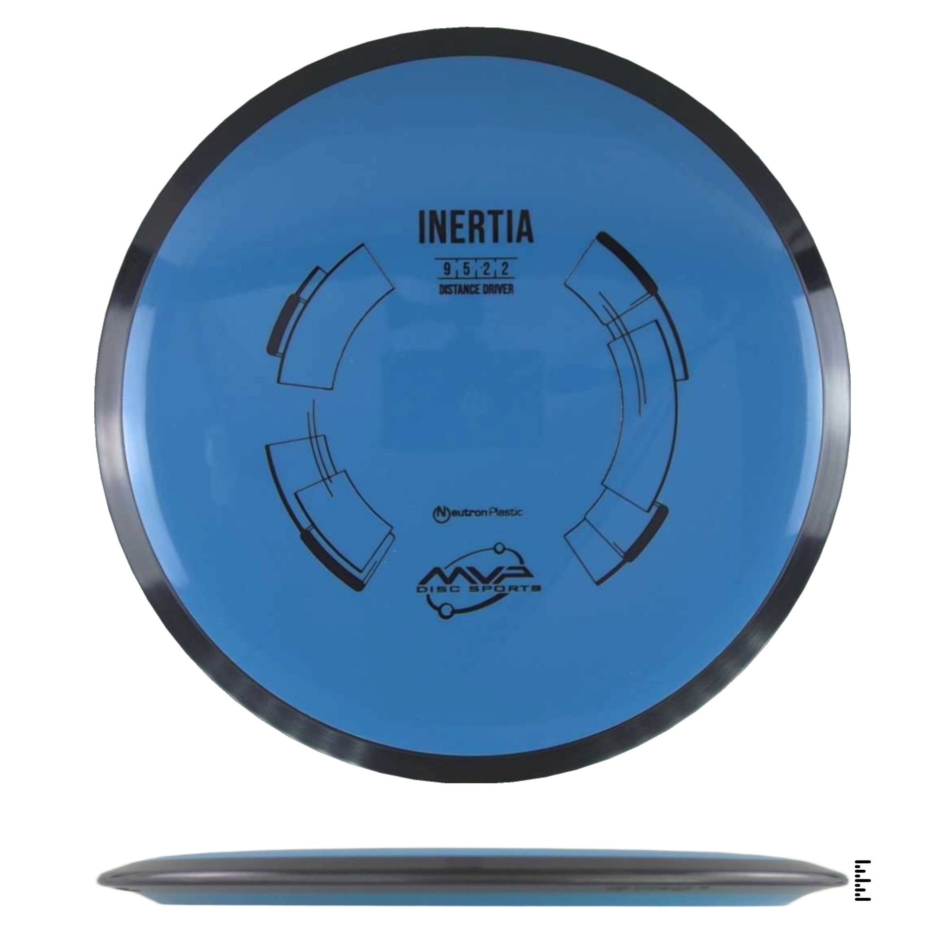 MVP Disc Sports Neutron Inertia - Blue - Powergrip USA