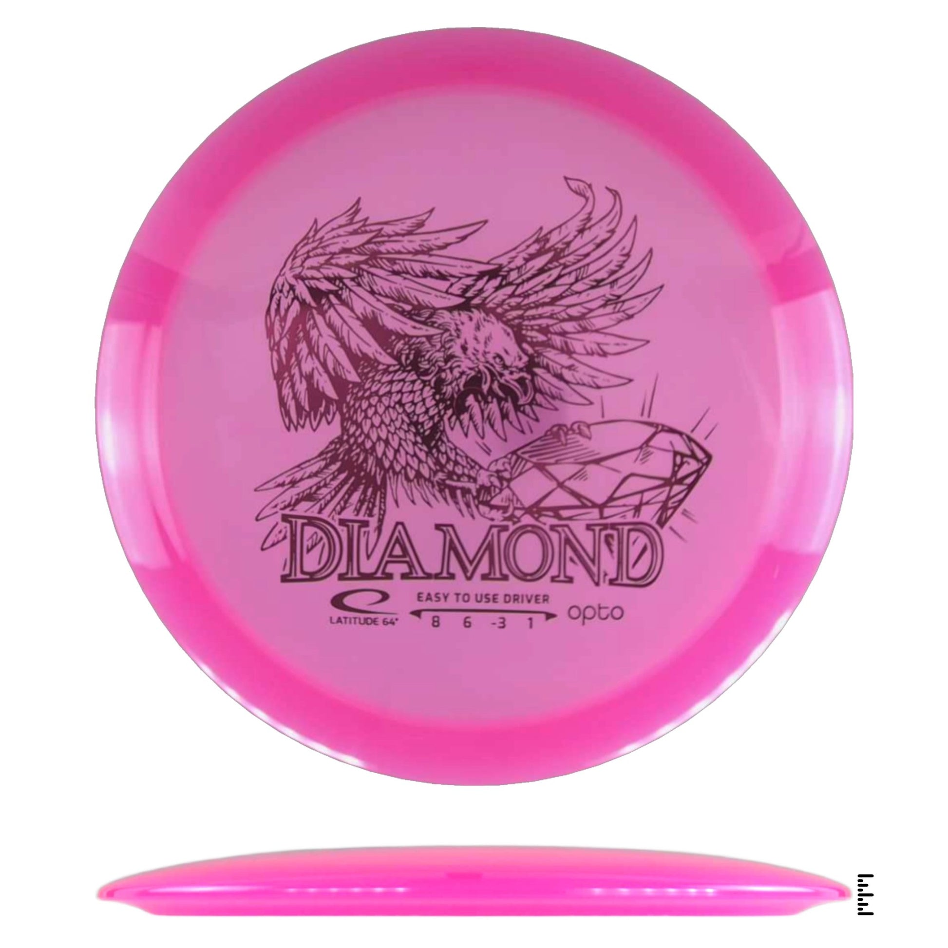 Latitude 64 Opto Diamond - Pink - Powergrip USA