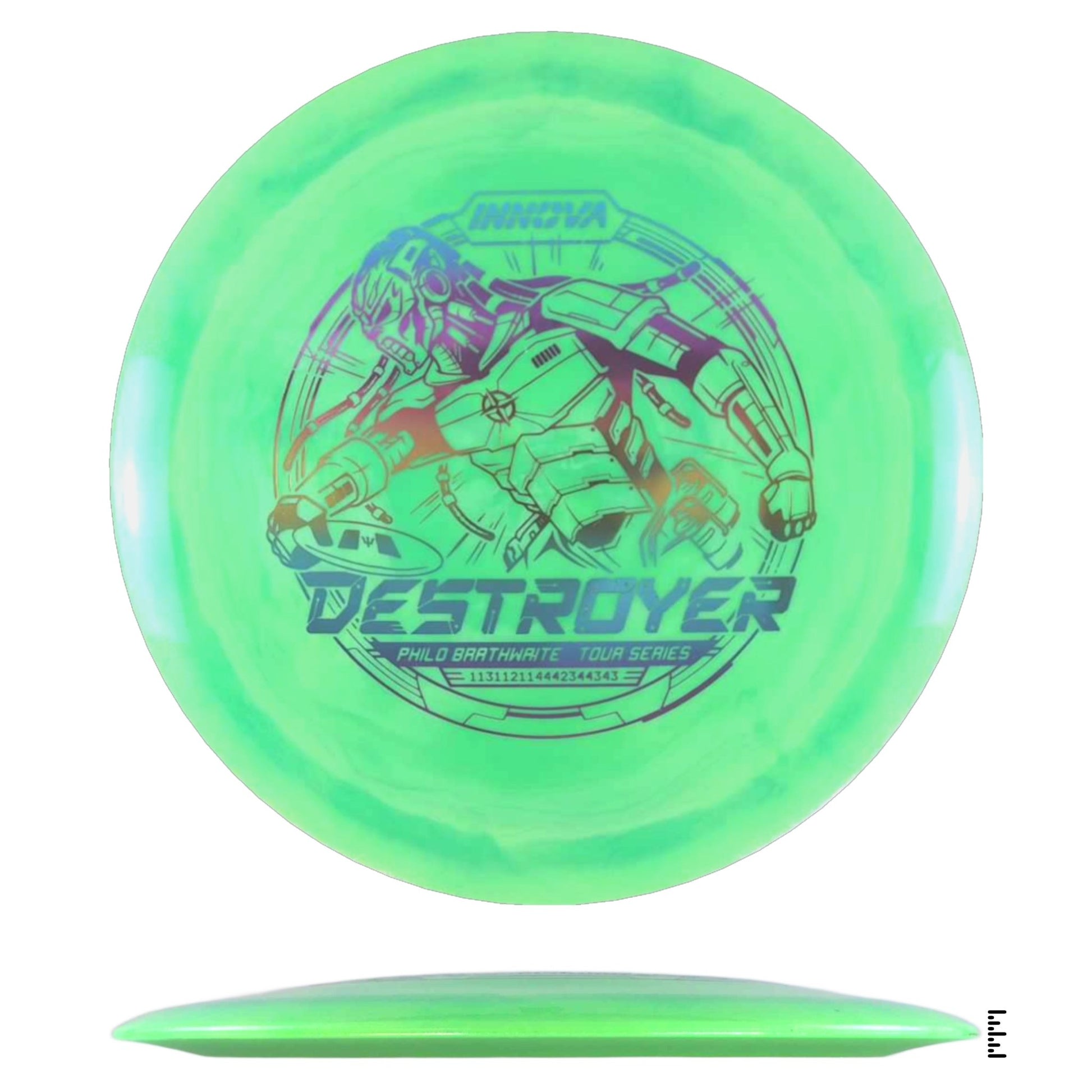 Star Destroyer 2025 Philo Brathwaite Tour Series - Light Green - Powergrip USA