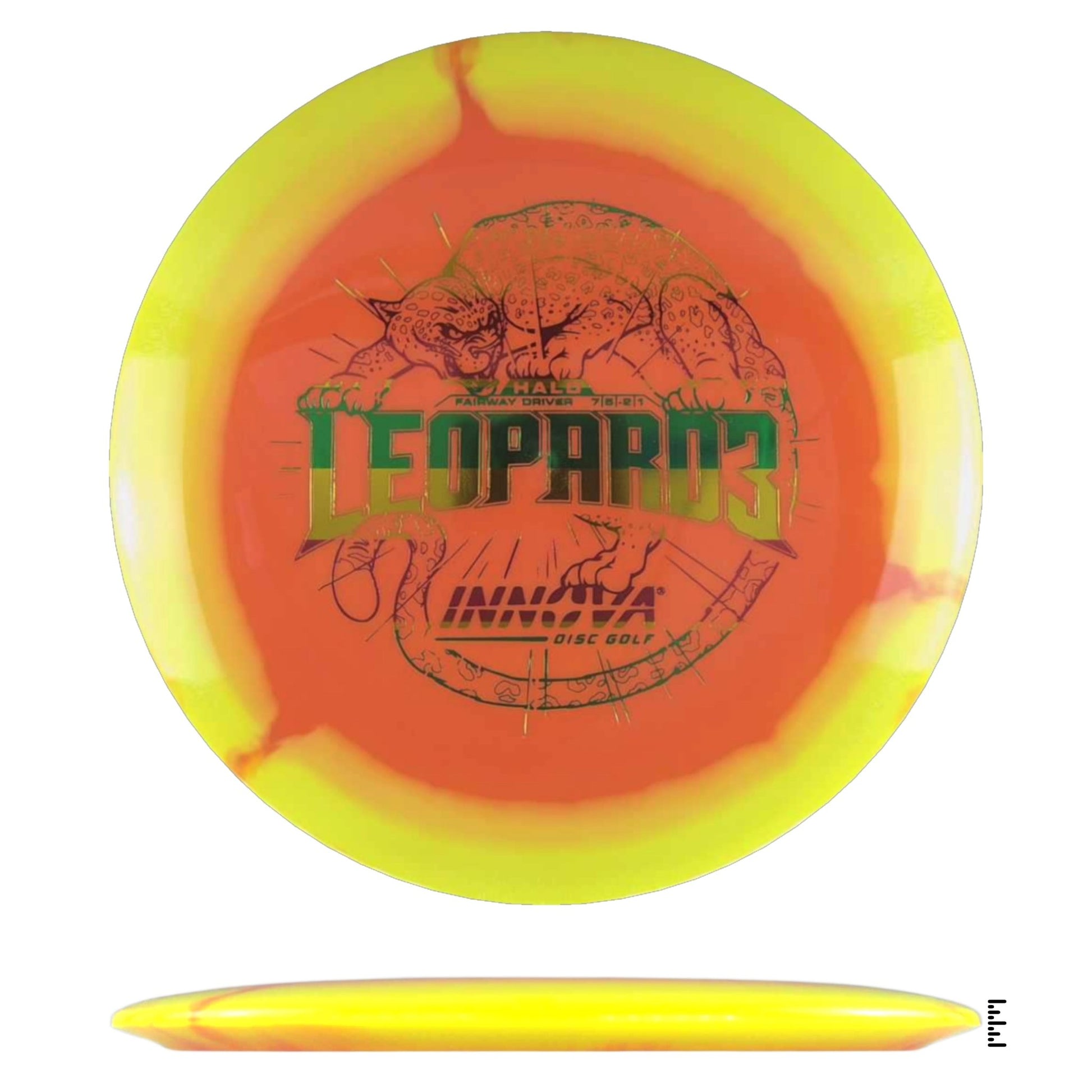 Innova Halo Leopard3 - Orange / Yellow - Powergrip USA