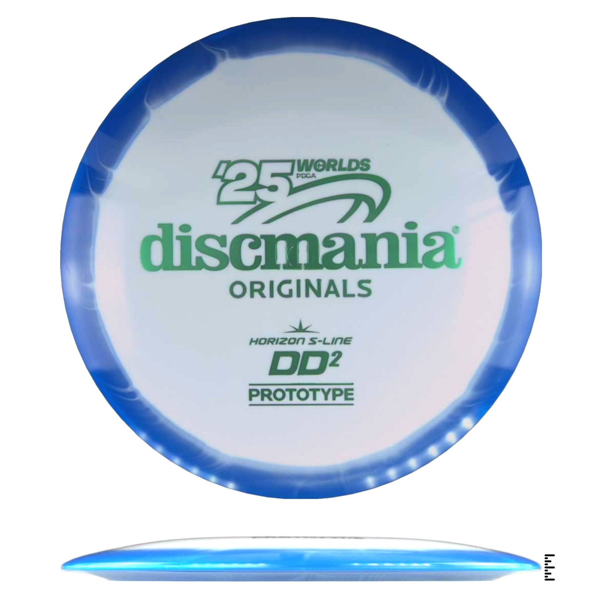Horizon S - Line DD2 Prototype - Worlds 2025 - White / Blue - Powergrip USA