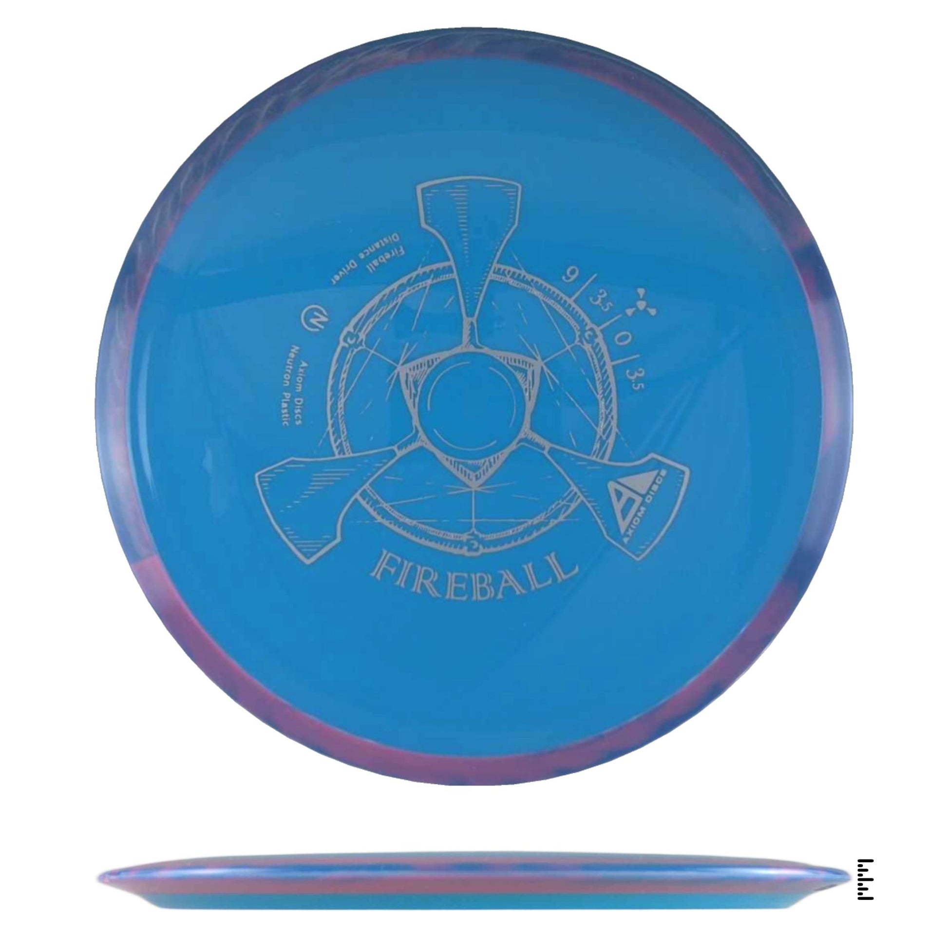 Axiom Discs Neutron Fireball - Unique - Powergrip USA