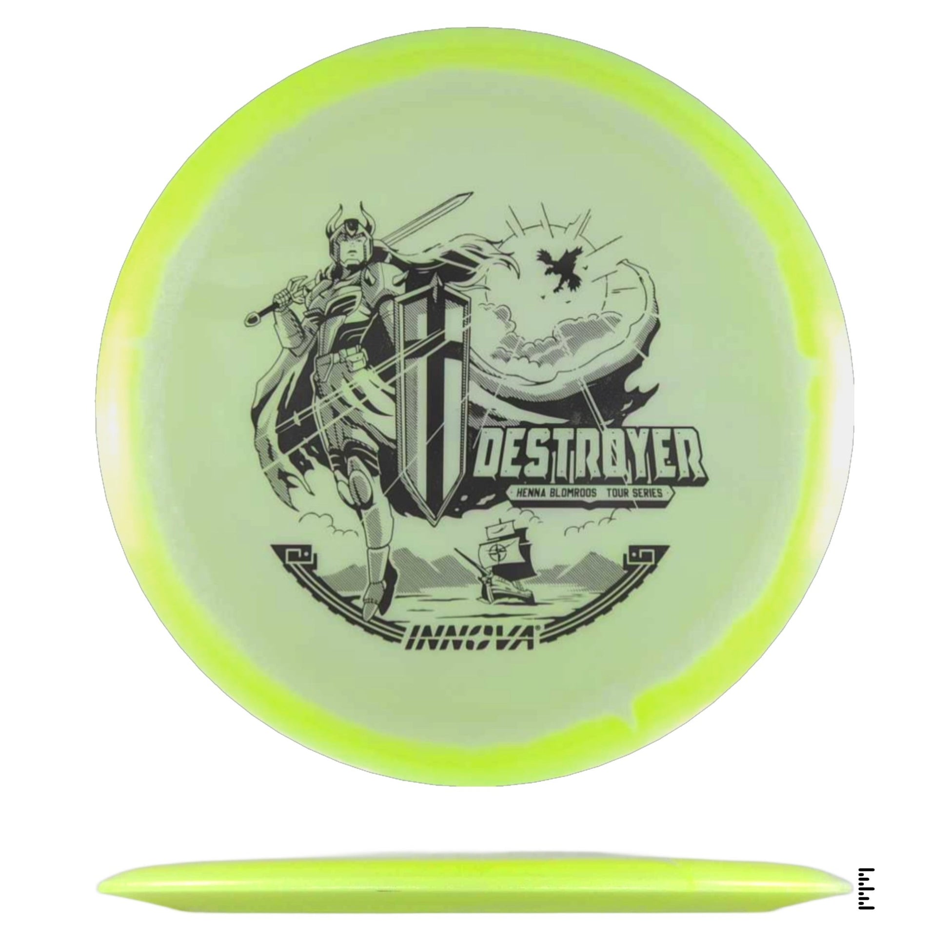 Proto Glow Halo Star Destroyer 2025 Henna Blomroos Tour Series - White / Yellow - Powergrip USA