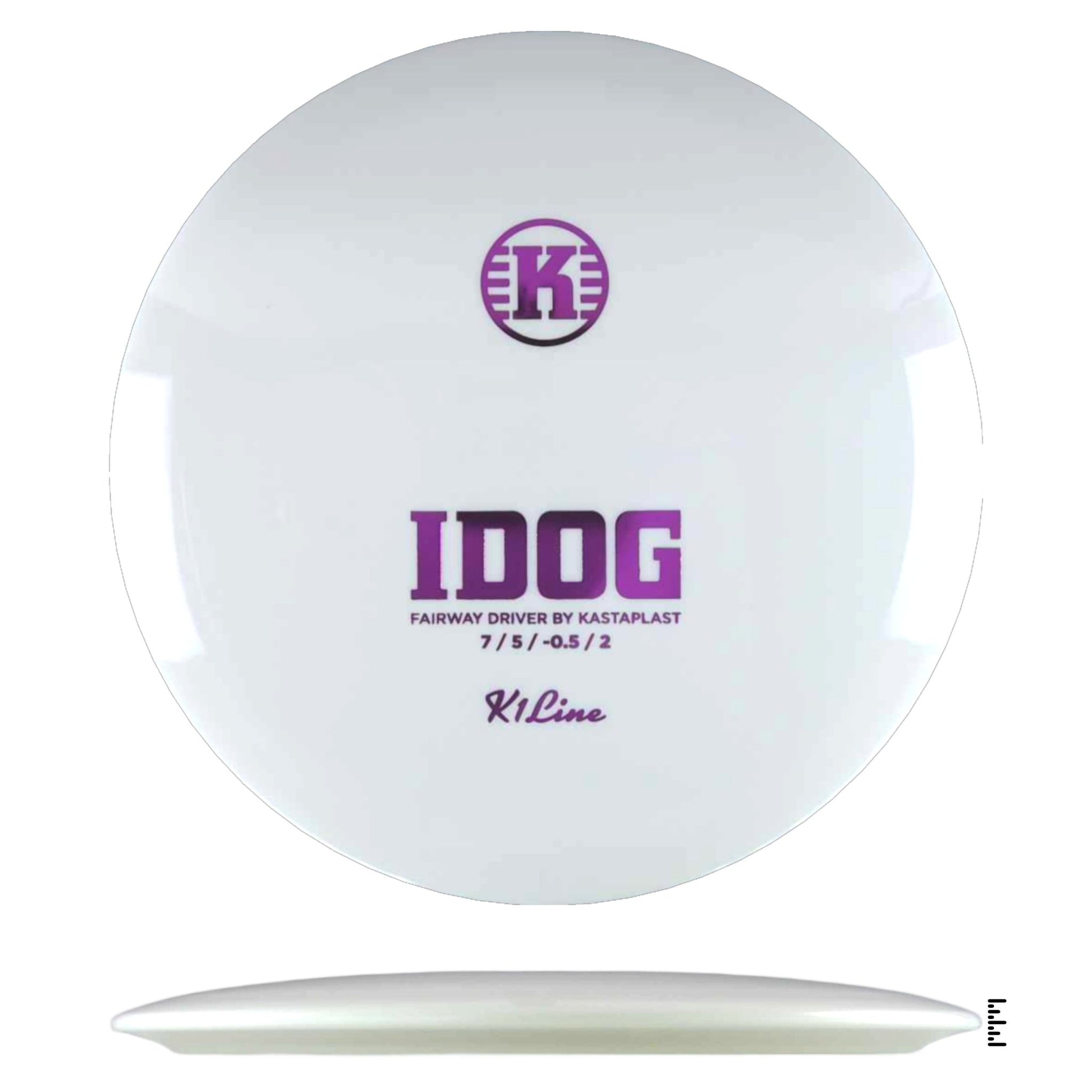 Kastaplast K1 Idog - White - Powergrip USA