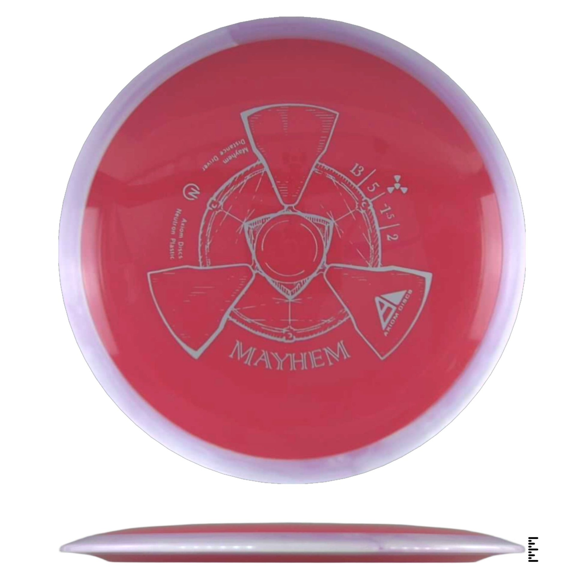 Axiom Discs Neutron Mayhem - Red / Plum - Powergrip USA