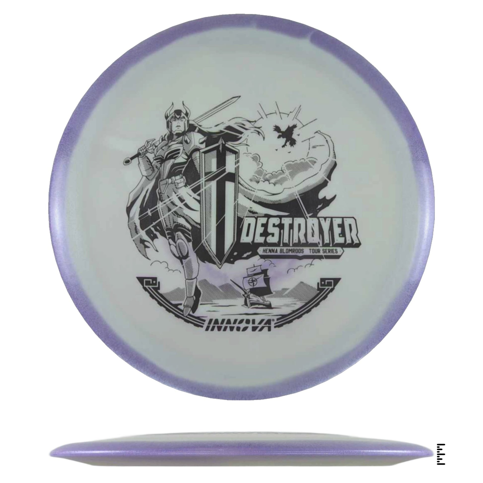 Proto Glow Halo Star Destroyer 2025 Henna Blomroos Tour Series - White / Plum - Powergrip USA