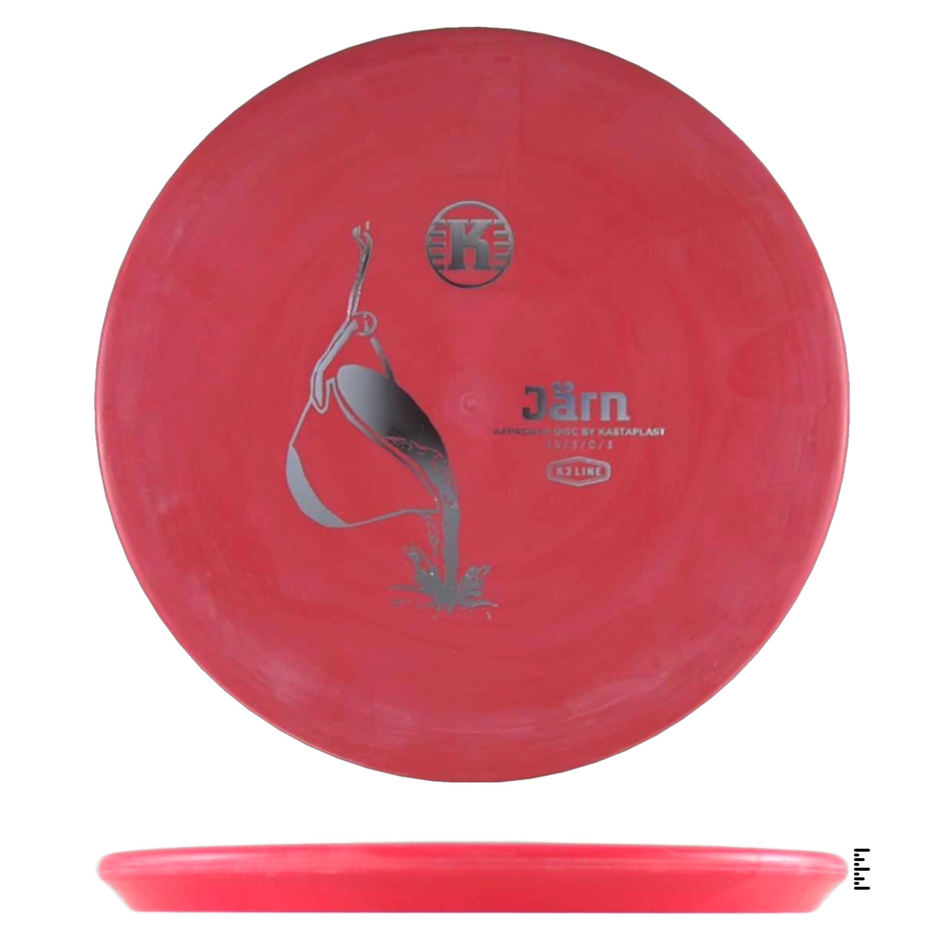 Kastaplast K3 Järn - Red - Powergrip USA