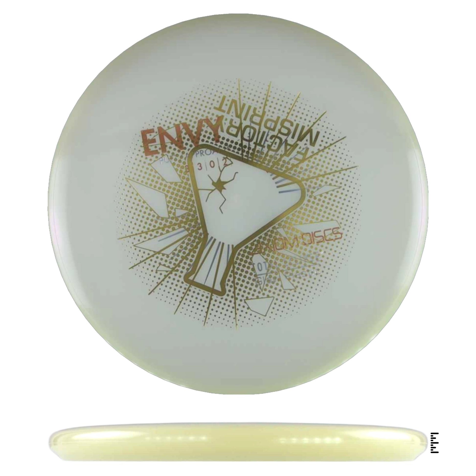 Axiom Discs Total Eclipse Envy Factory Misprint - Glow - Powergrip USA