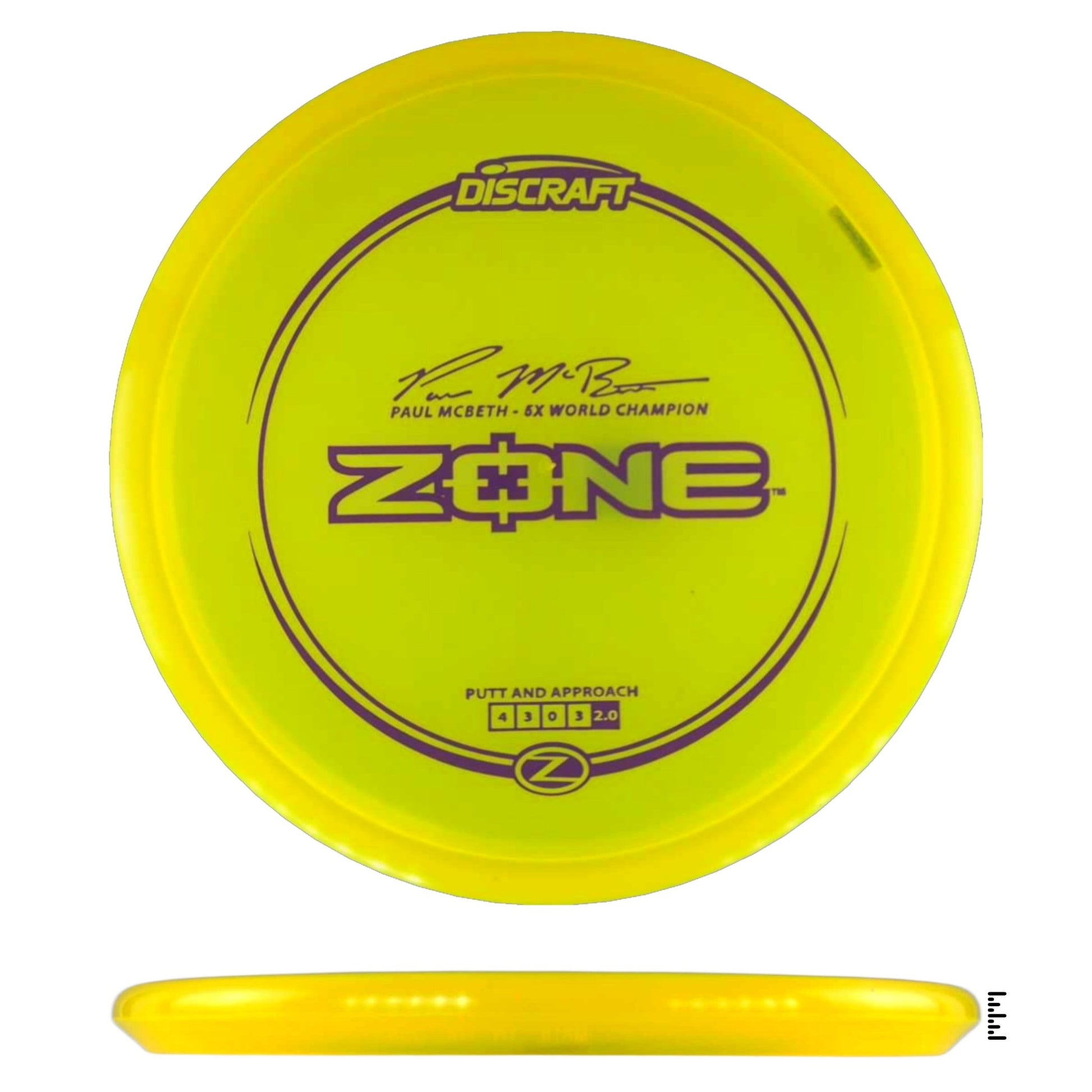 Discraft Z Line Zone Paul McBeth - Yellow - Powergrip USA