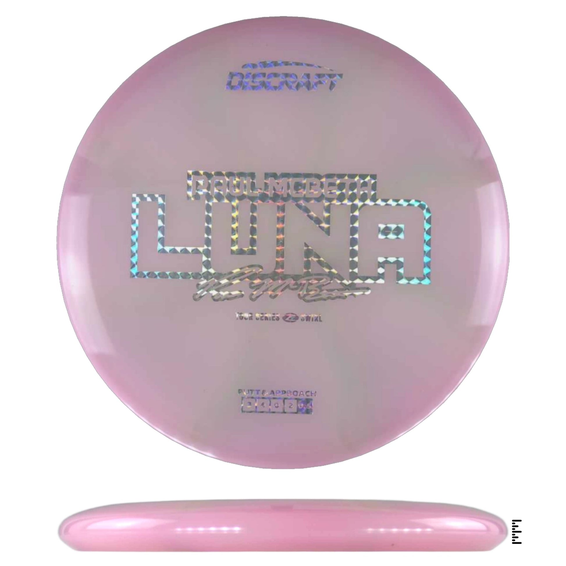 Discraft Z Swirl Luna 2025 Paul McBeth Tour Series - Pink - Powergrip USA