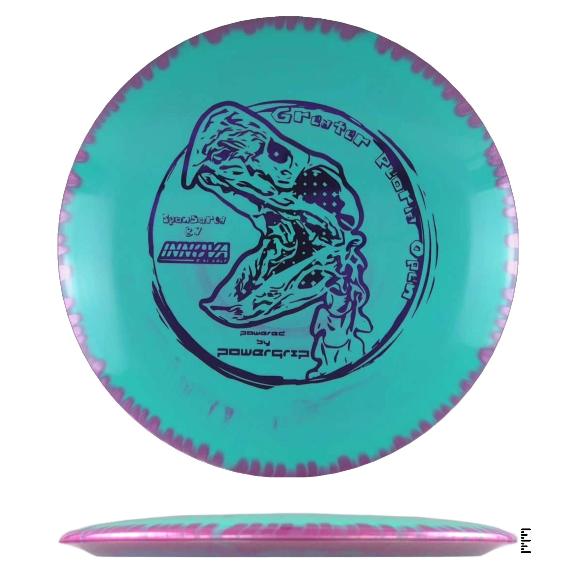 Innova Halo TeeBird3 - 2024 Greater Peoria Open - Turquoise / Violet - Powergrip USA