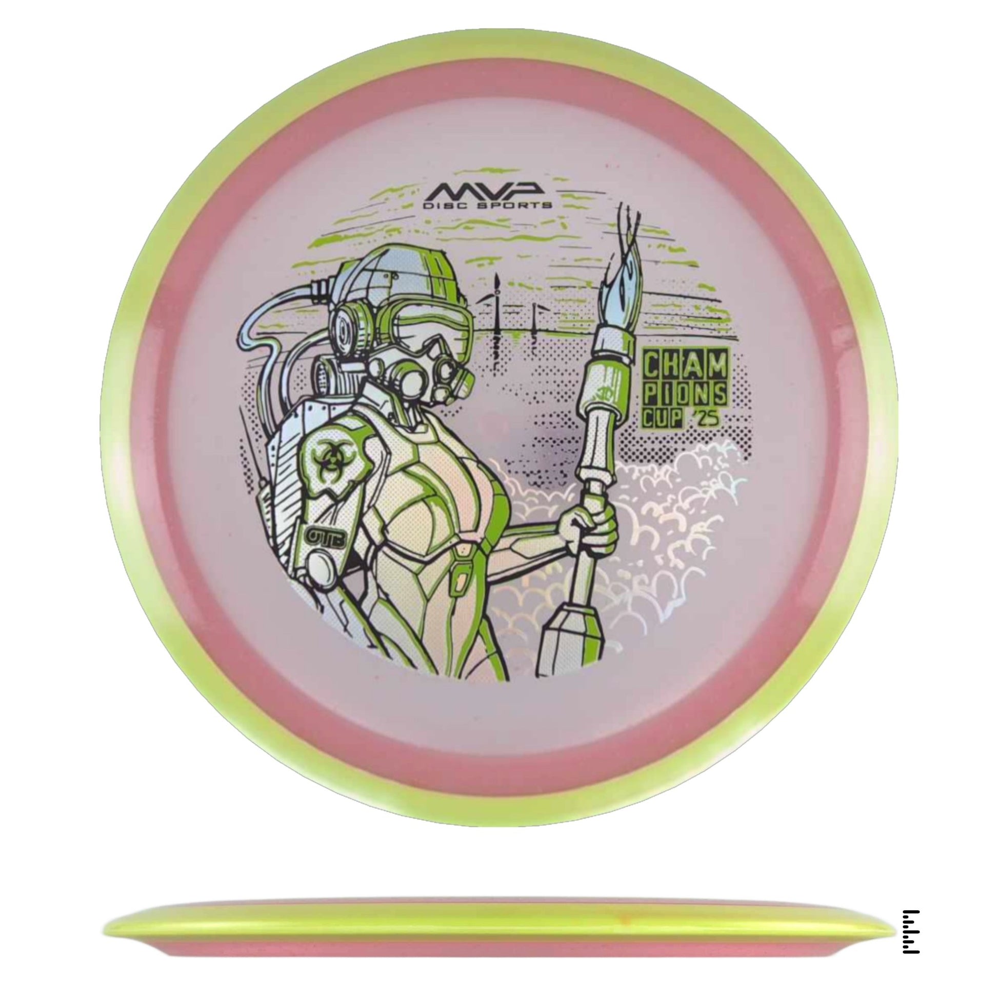 Particle Glow Proton Virus - Champions Cup Edition - Pink / Yellow - Powergrip USA