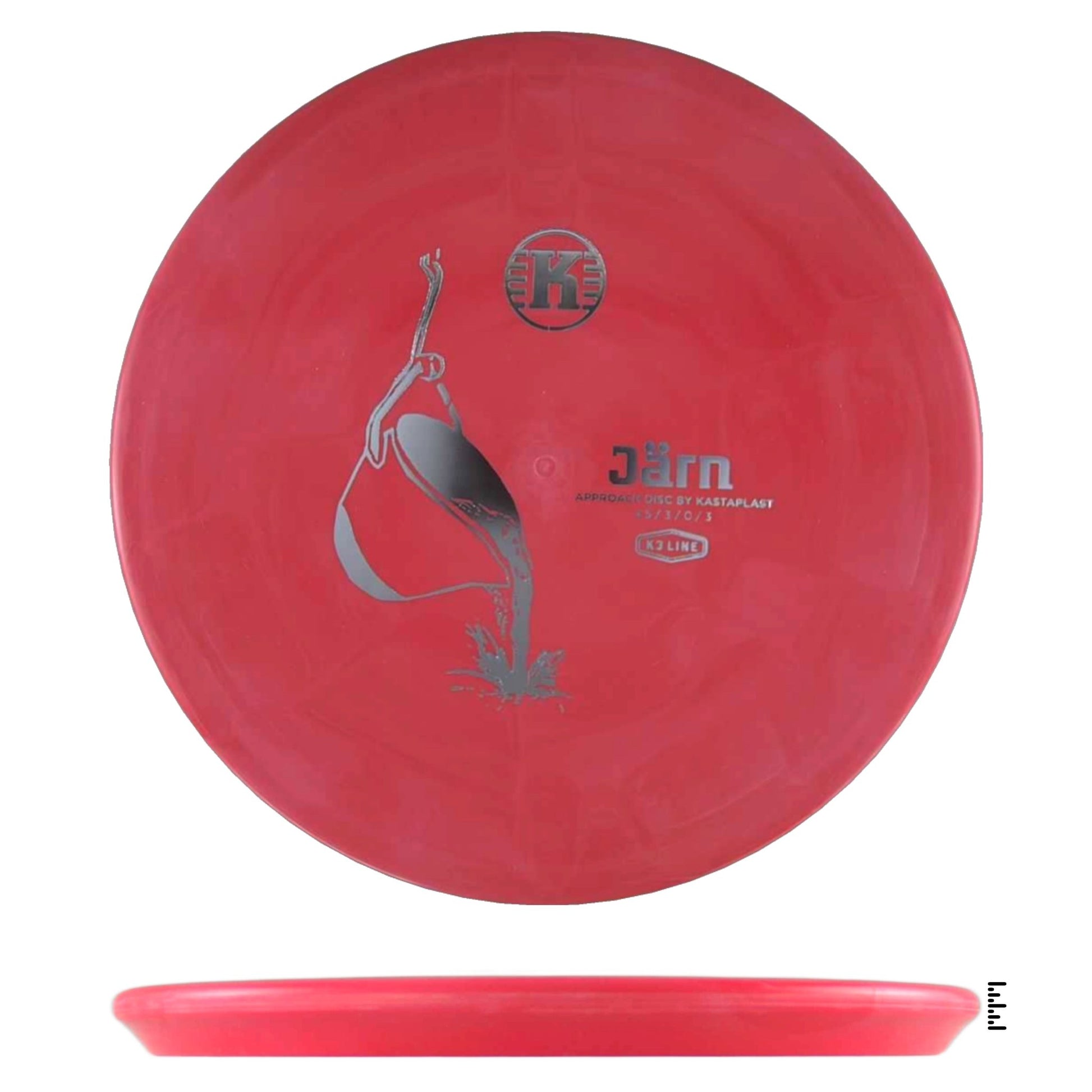 Kastaplast K3 Järn - Red - Powergrip USA