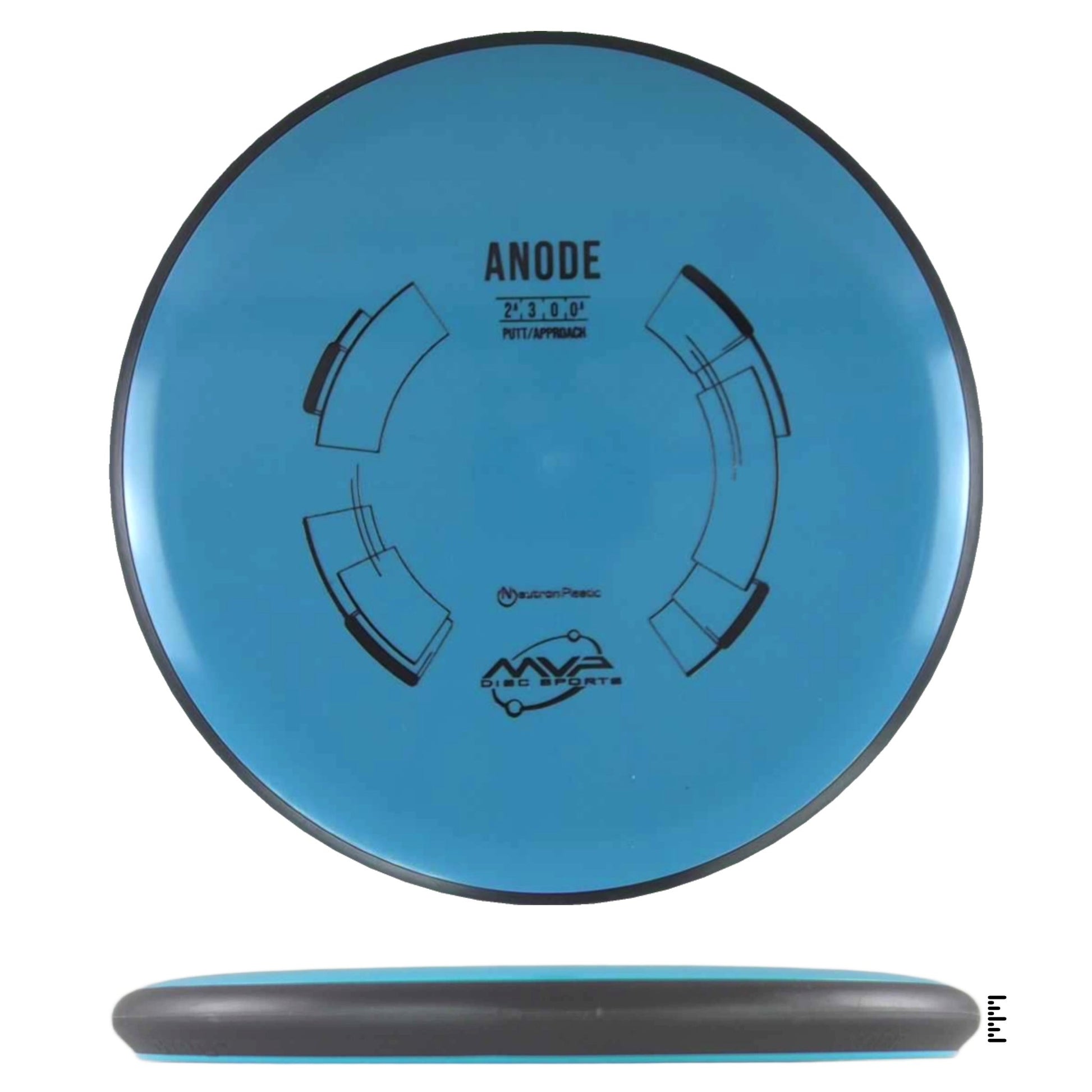 MVP Disc Sports Neutron Anode - Sky Blue - Powergrip USA