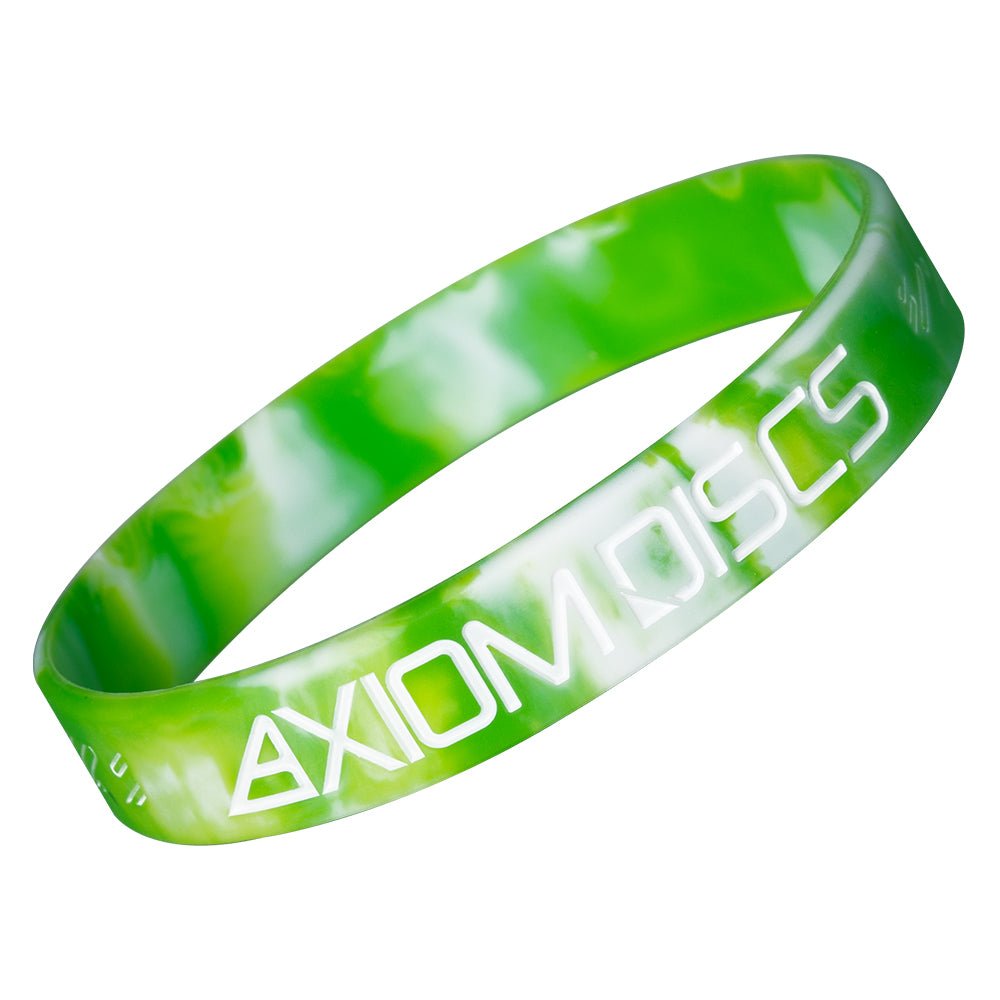 Axiom Discs Wristband - Light Green / White - Powergrip USA