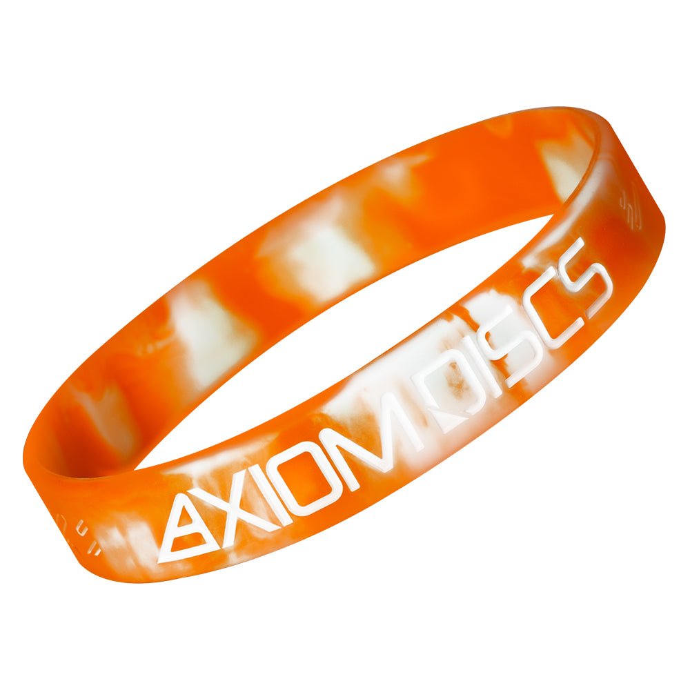 Axiom Discs Wristband - Orange / White - Powergrip USA