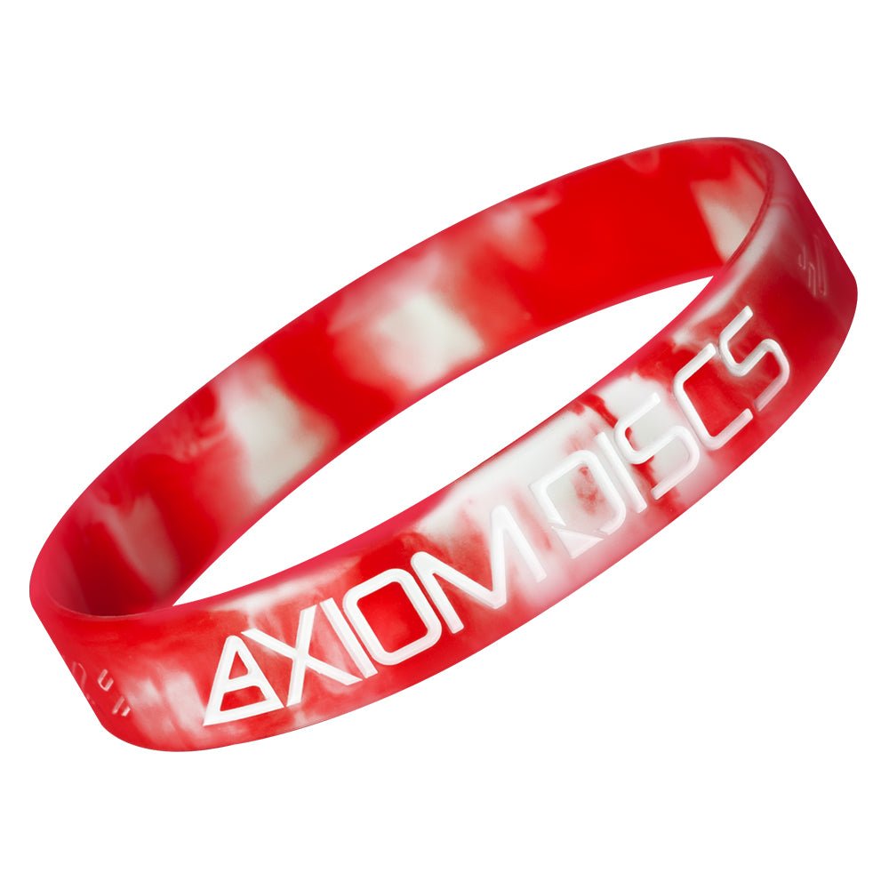 Axiom Discs Wristband - Red / White - Powergrip USA