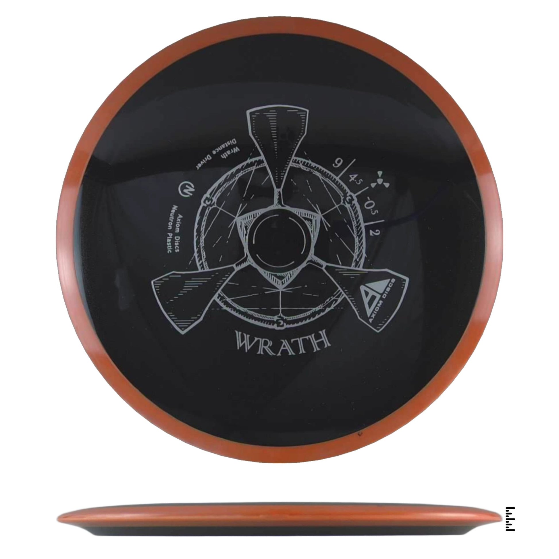 Axiom Discs Neutron Wrath - Black / Orange - Powergrip USA