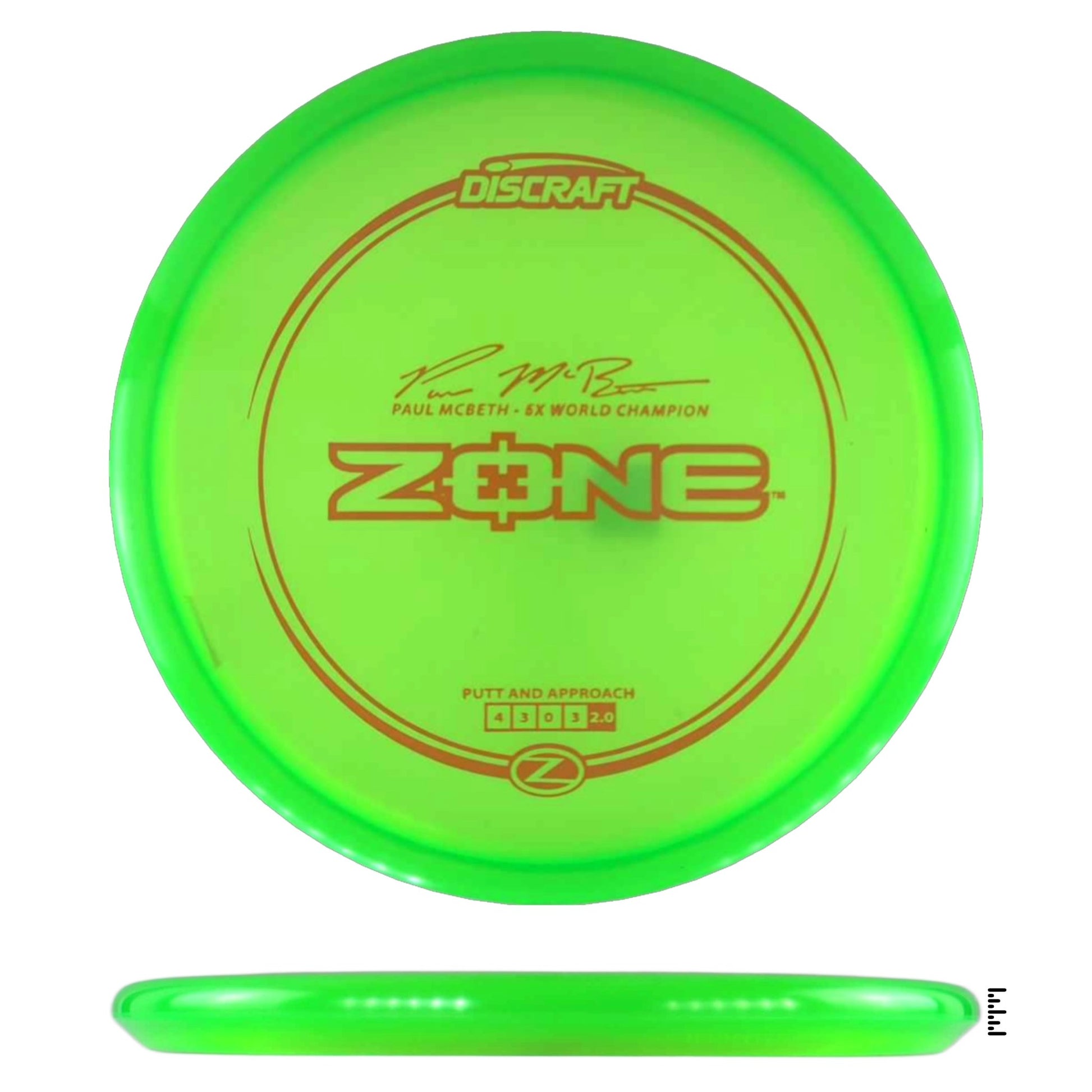Discraft Z Line Zone Paul McBeth - Green - Powergrip USA