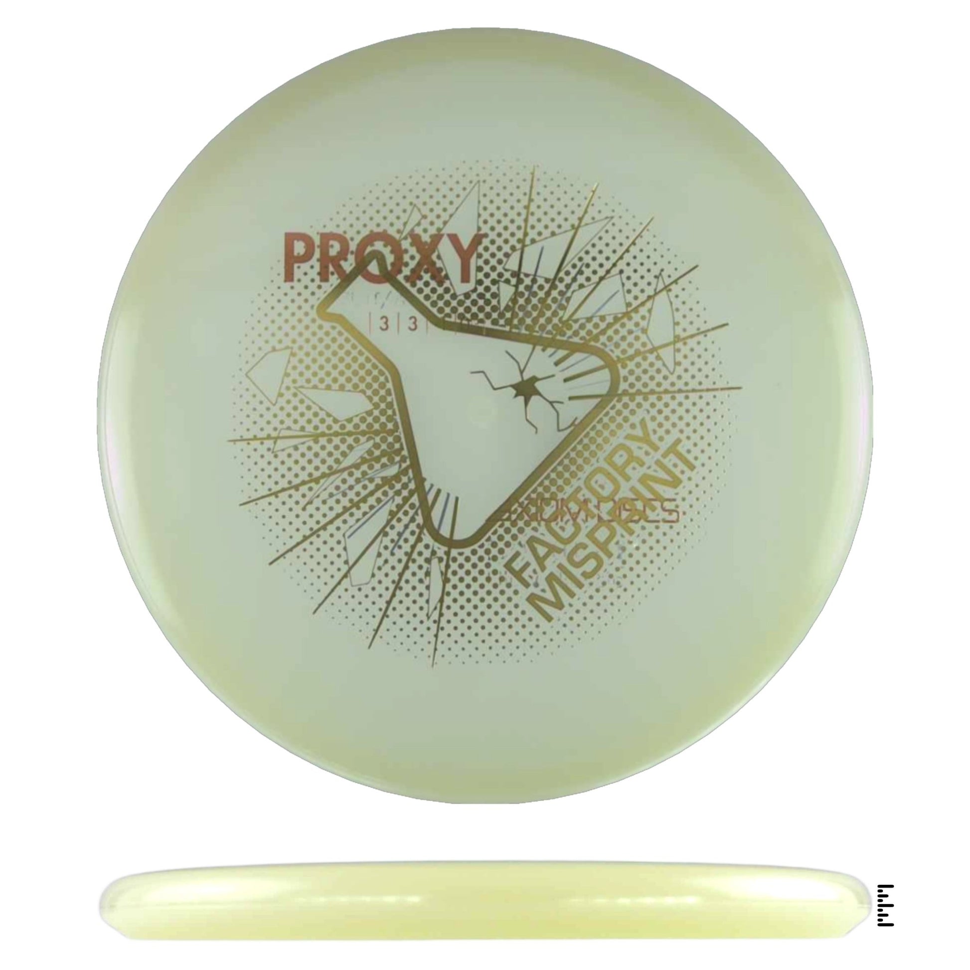 Axiom Discs Total Eclipse Proxy Factory Misprint - Glow - Powergrip USA