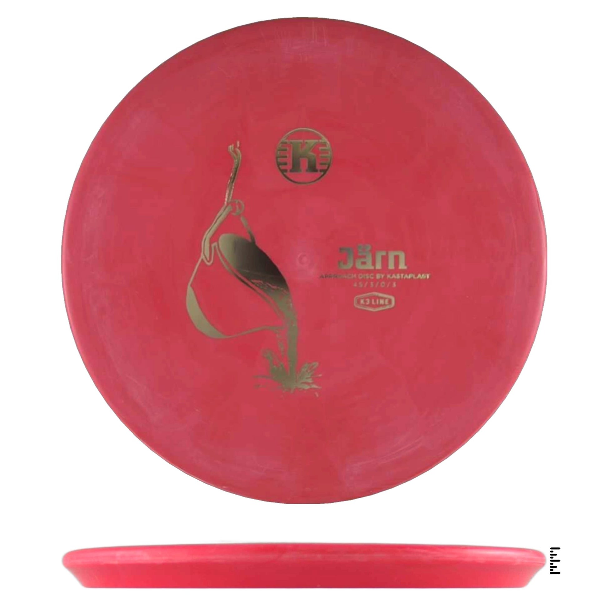 Kastaplast K3 Järn - Red - Powergrip USA