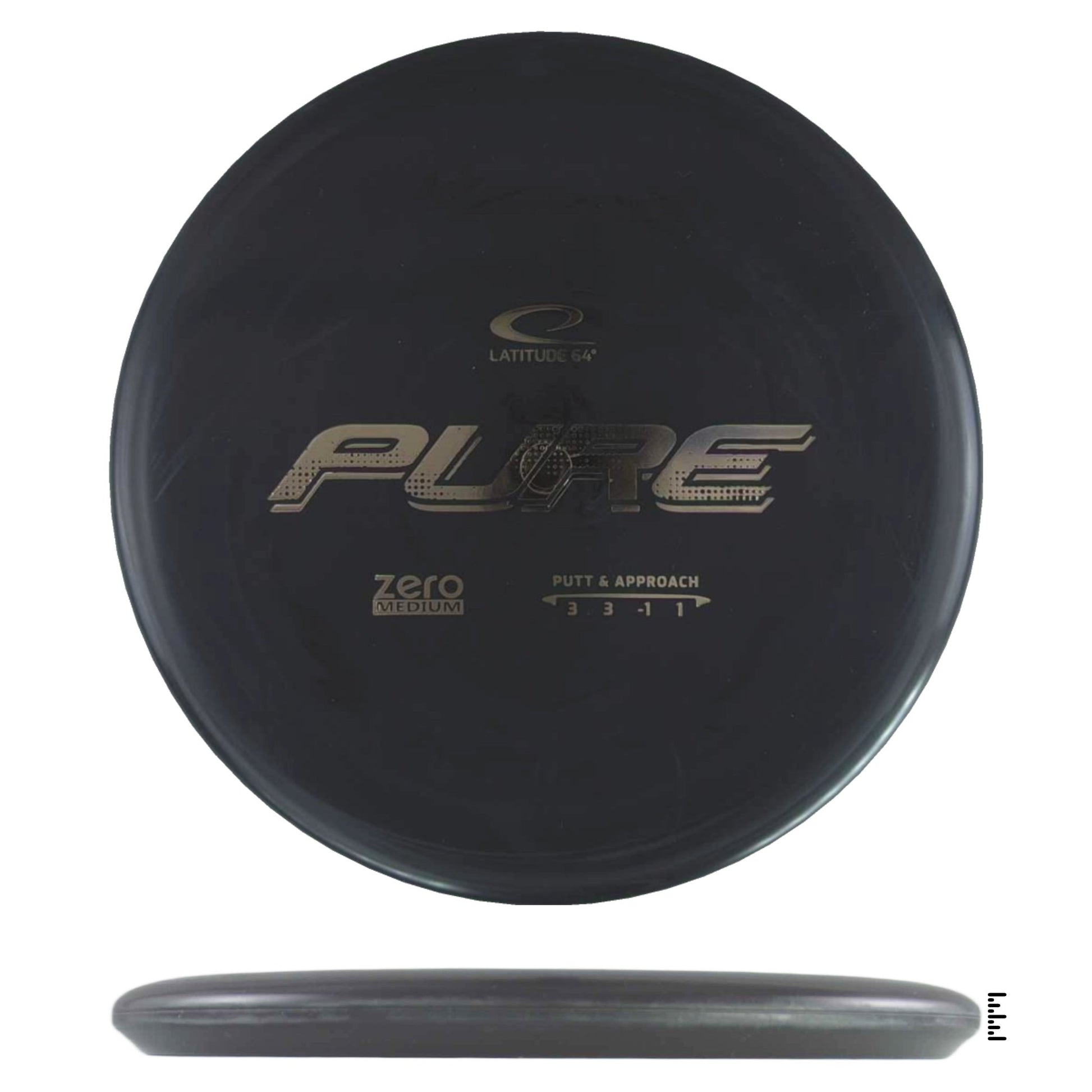 Latitude 64 Zero Medium Pure - Black - Powergrip USA